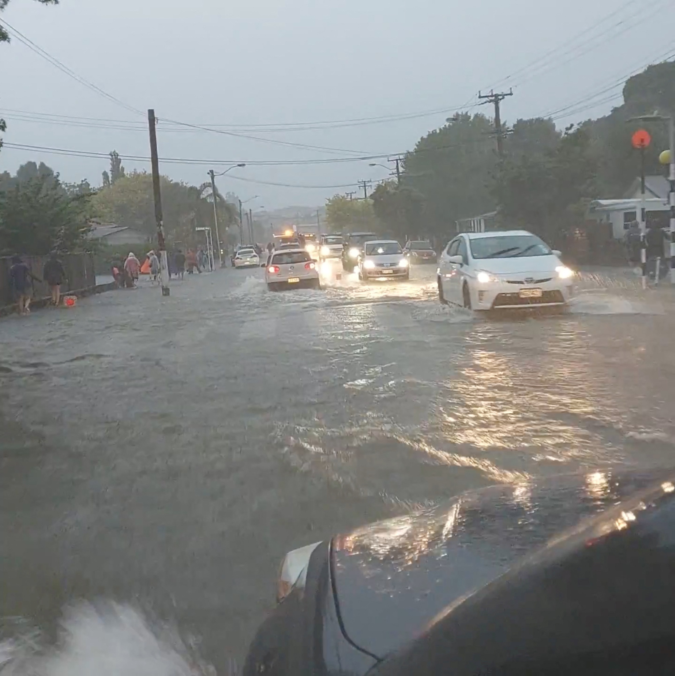 Torrential Rains, Flash Floods Lash Auckland; Elton John Concert 