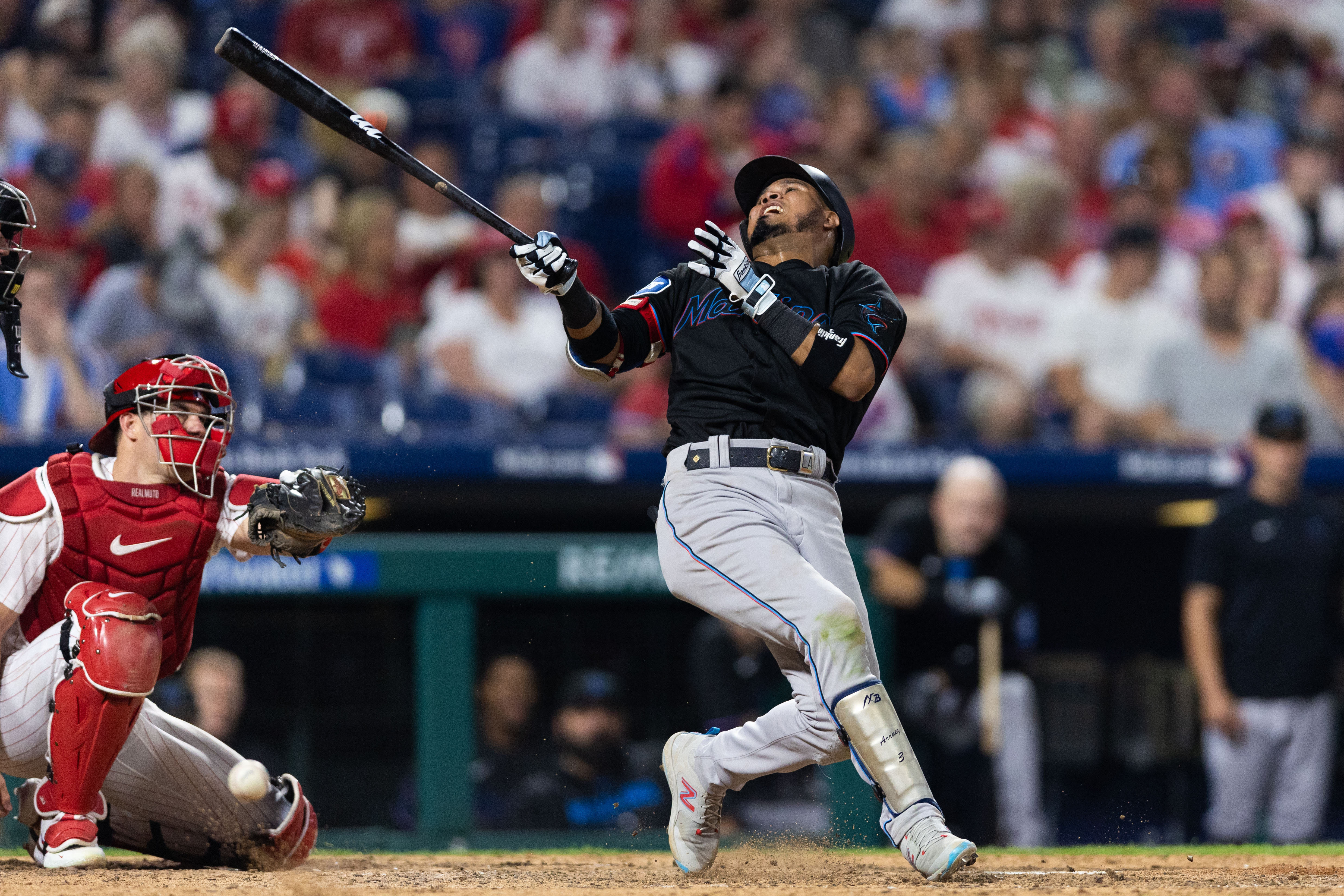 Stallings, Sánchez homer in Marlins' 3-2 victory over Phillies - The San  Diego Union-Tribune