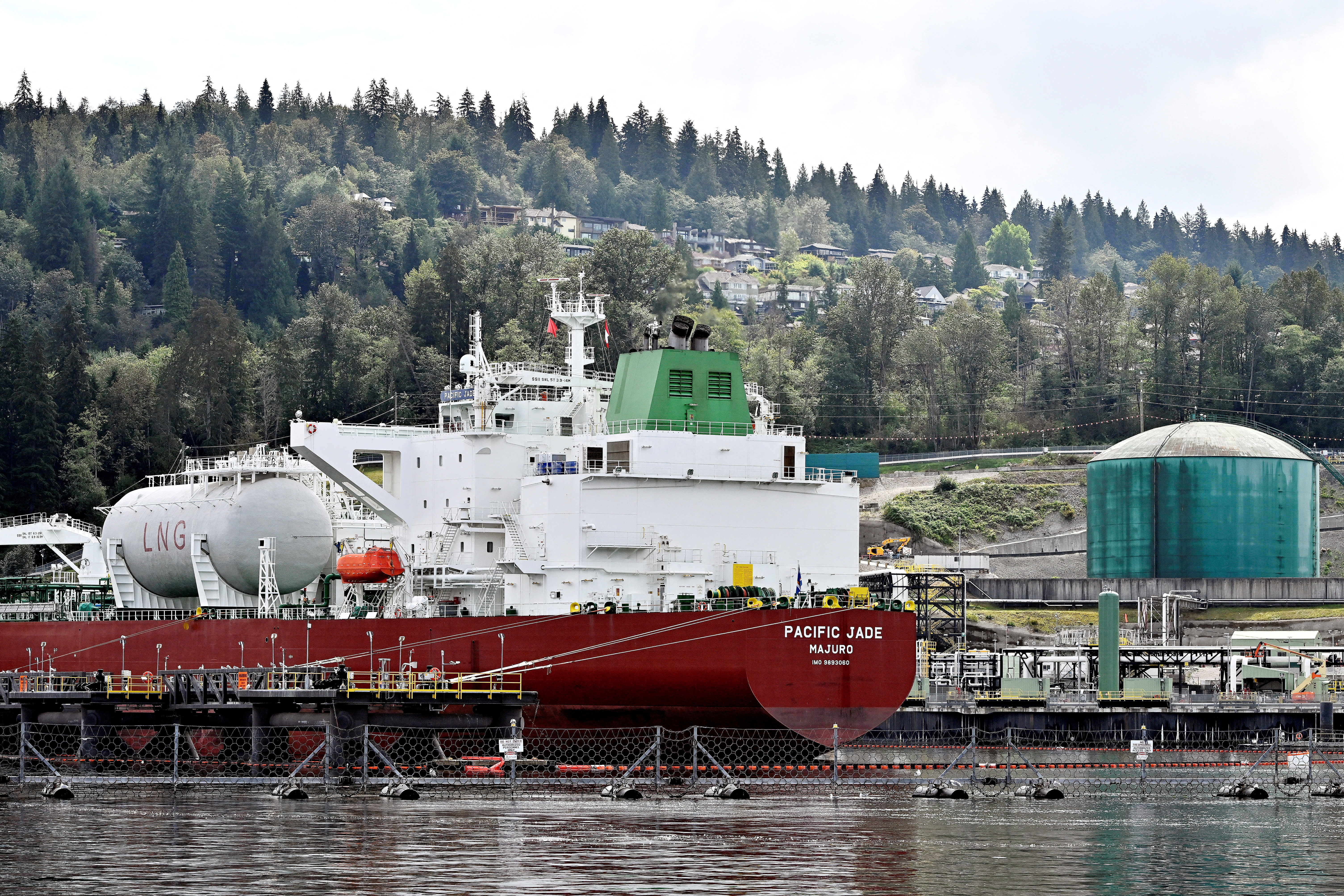 The Burrard Inlet sees an increase of oil tankers due to the Trans Mountain pipeline expansion in Burnaby.