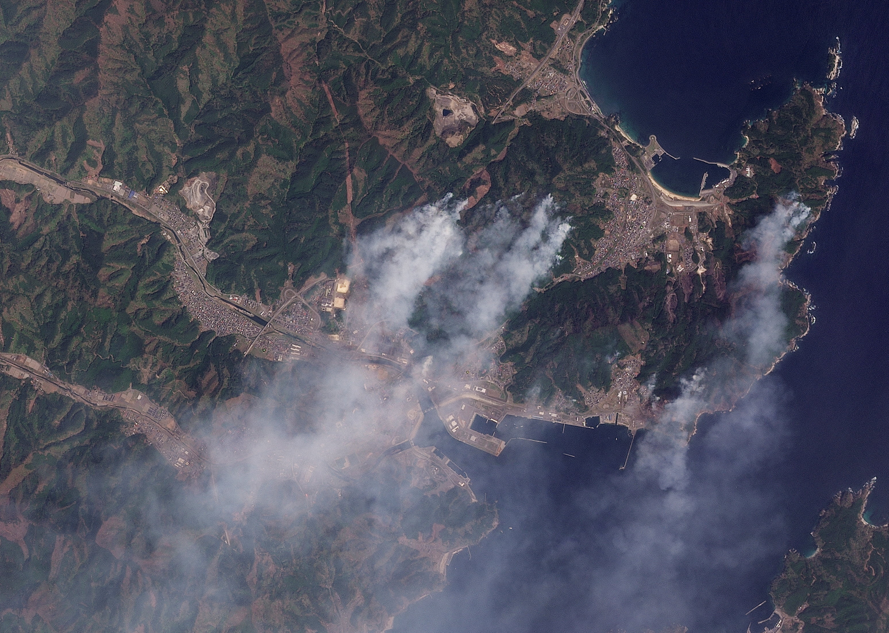 Northern Japan wildfires prompt mass evacuations as flames spread