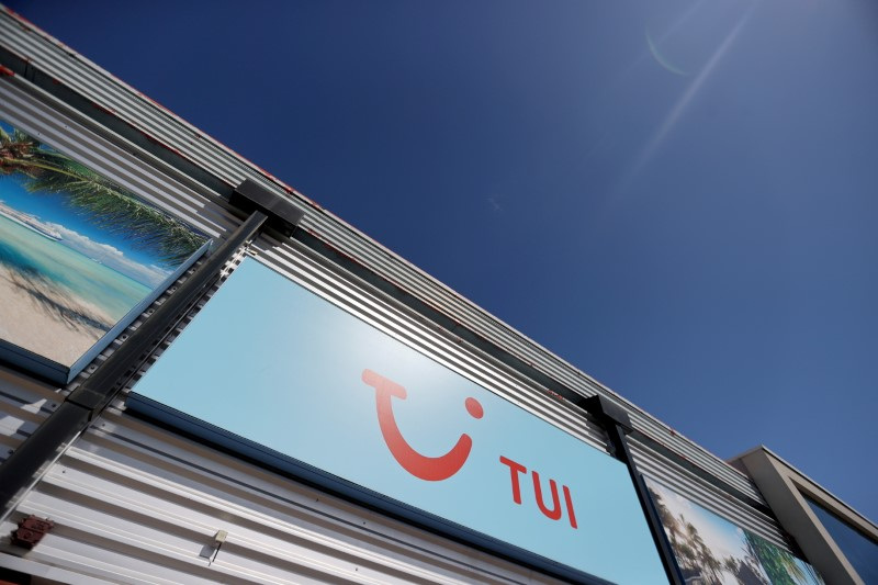 A TUI travel centre in Stoke-on-Trent, Britain