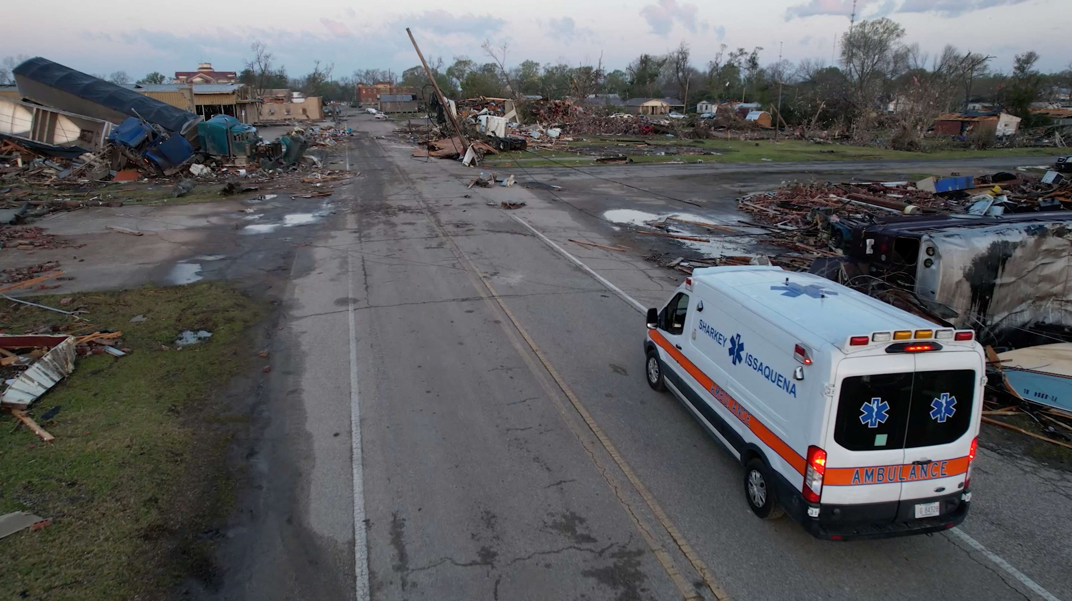 Tornado aftermath in Rolling Fork, Mississippi
