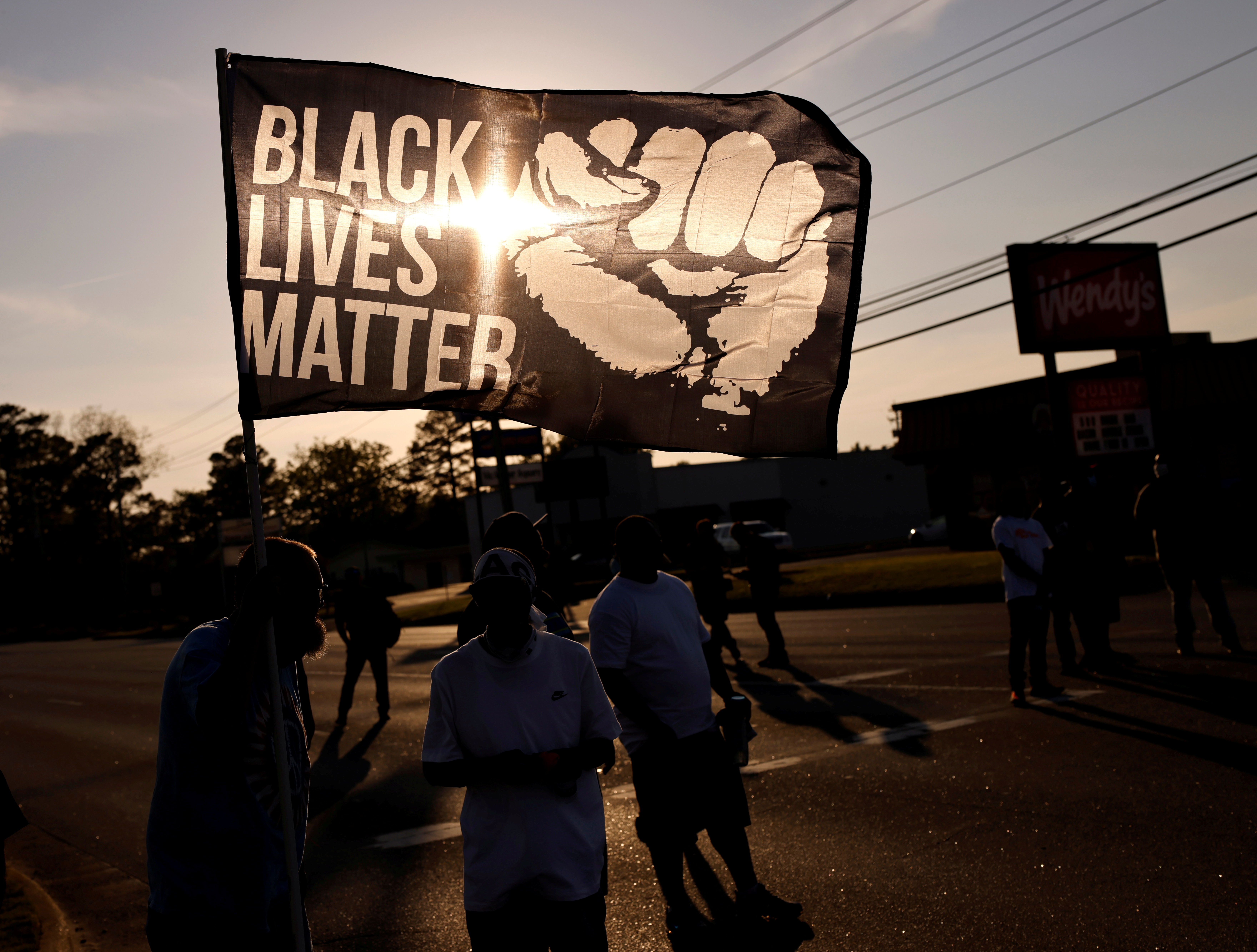 Protester march a week after Andrew Brown Jr. was killed by deputies in Elizabeth City