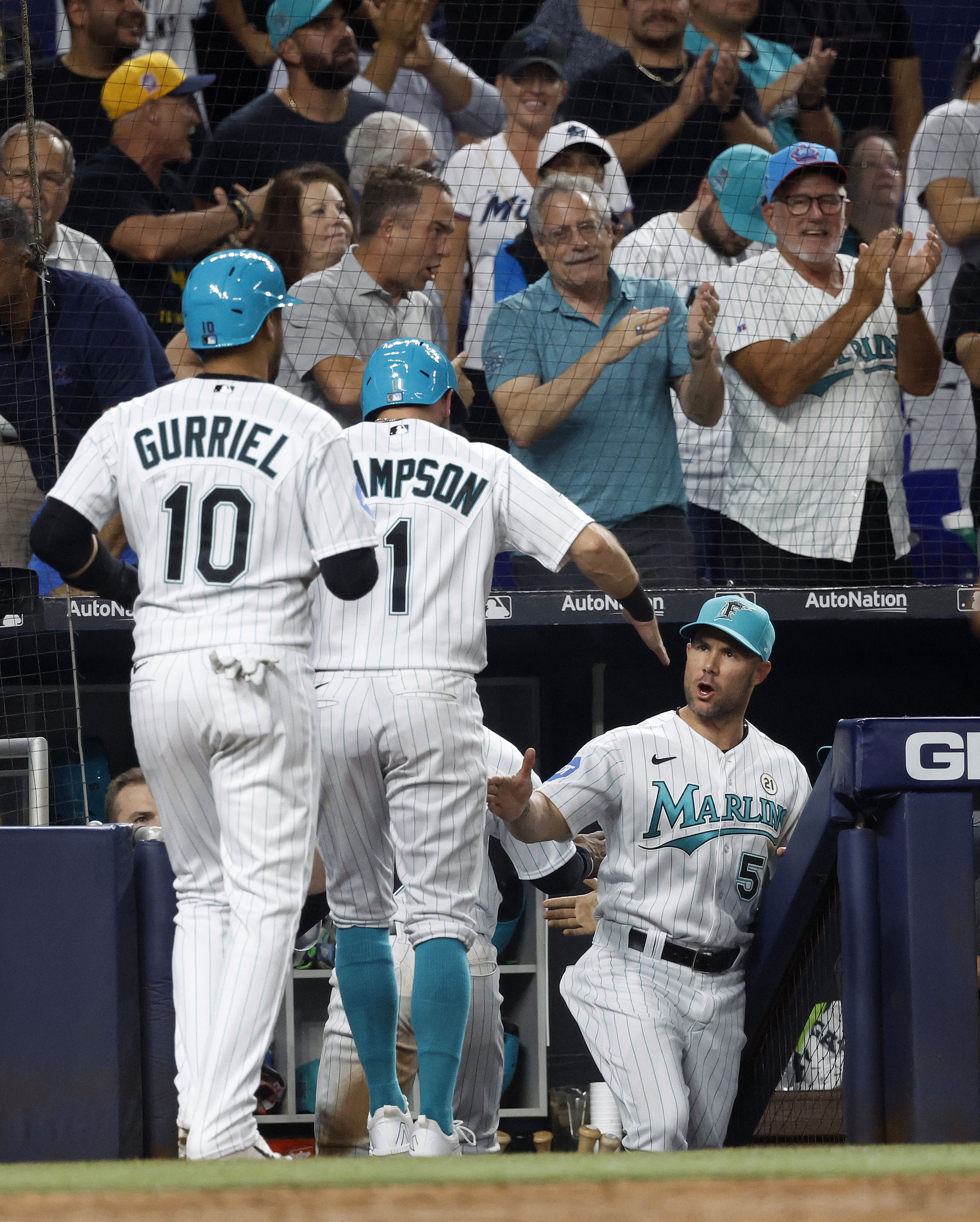 Stallings hits go-ahead double, Arraez homers twice in Marlins' 9-6 win  over Braves