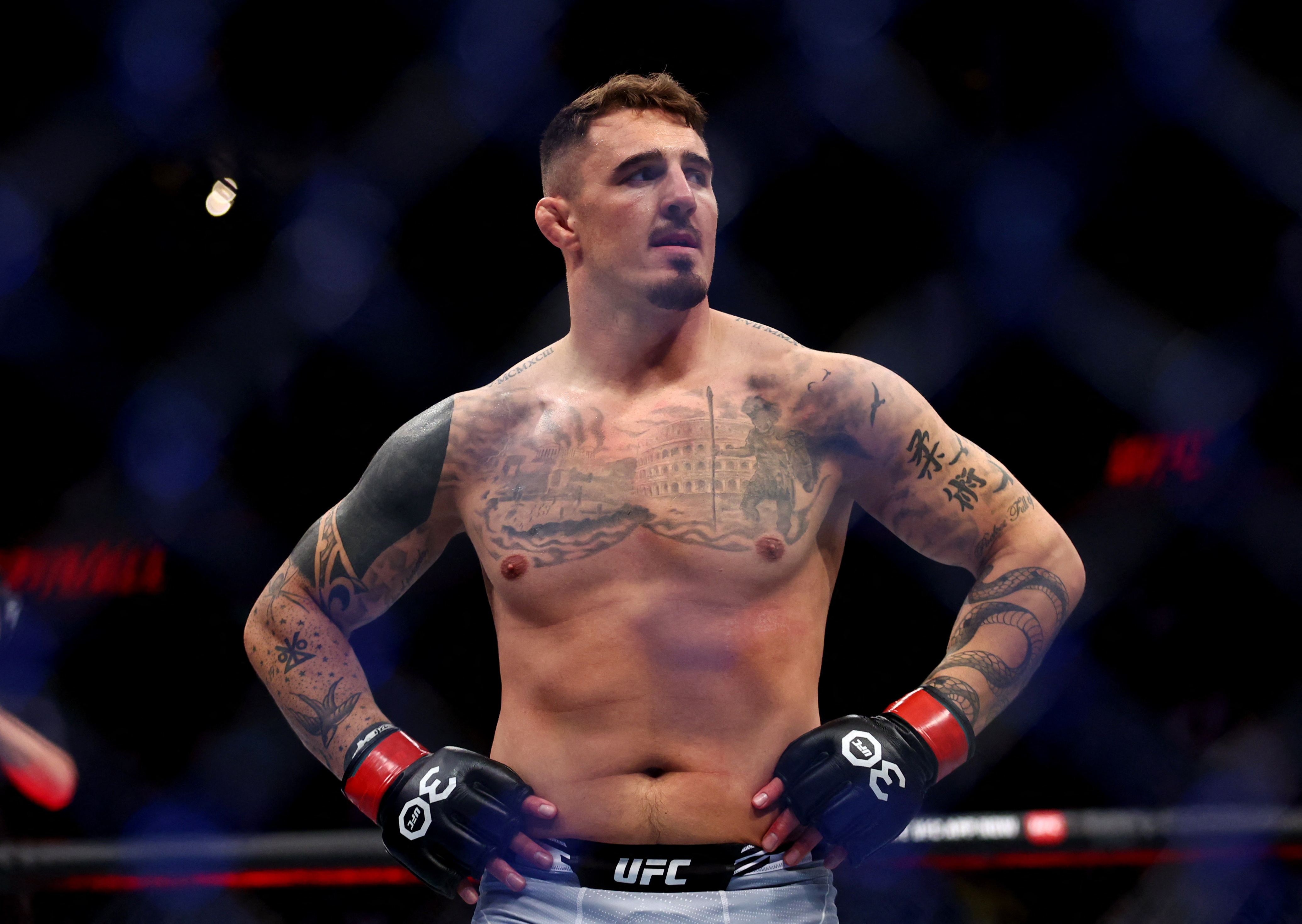 Aspinall KOs Tybura, sets sights on UFC heavyweight title