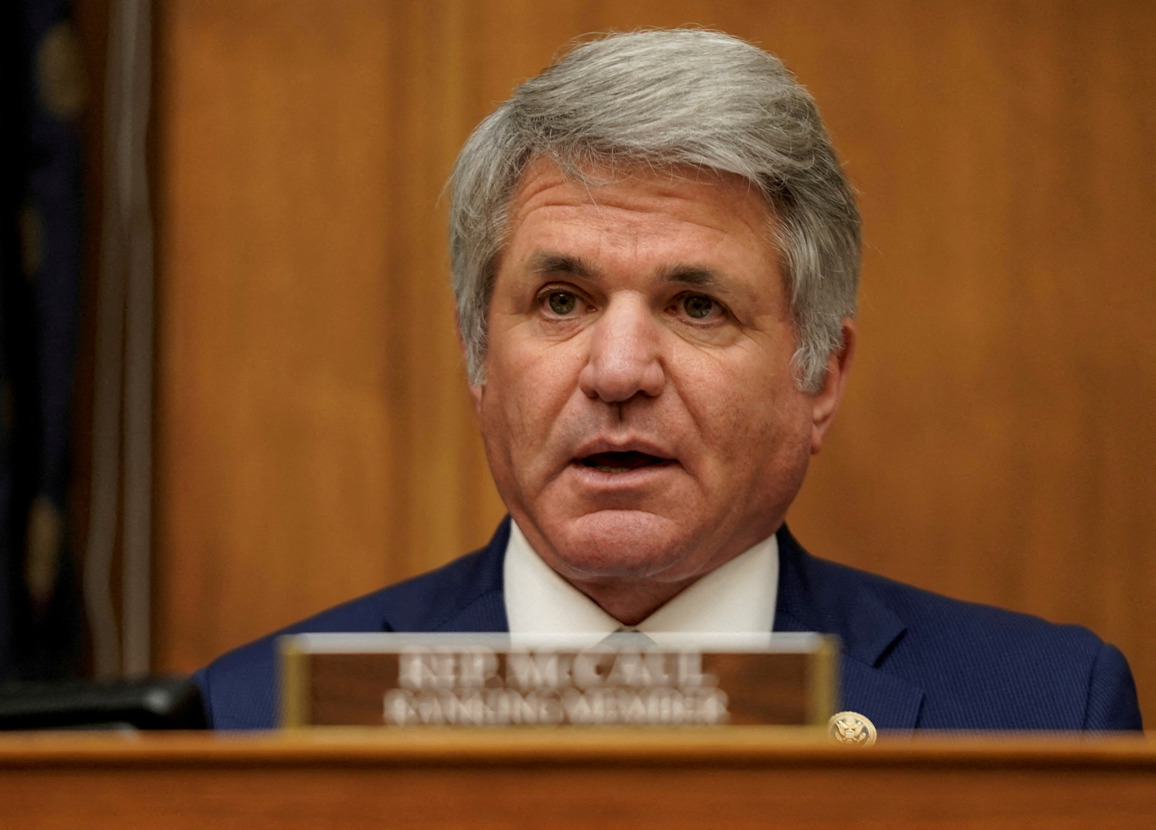 Rep. Michael McCaul speaks in the House Committee on Foreign Affairs