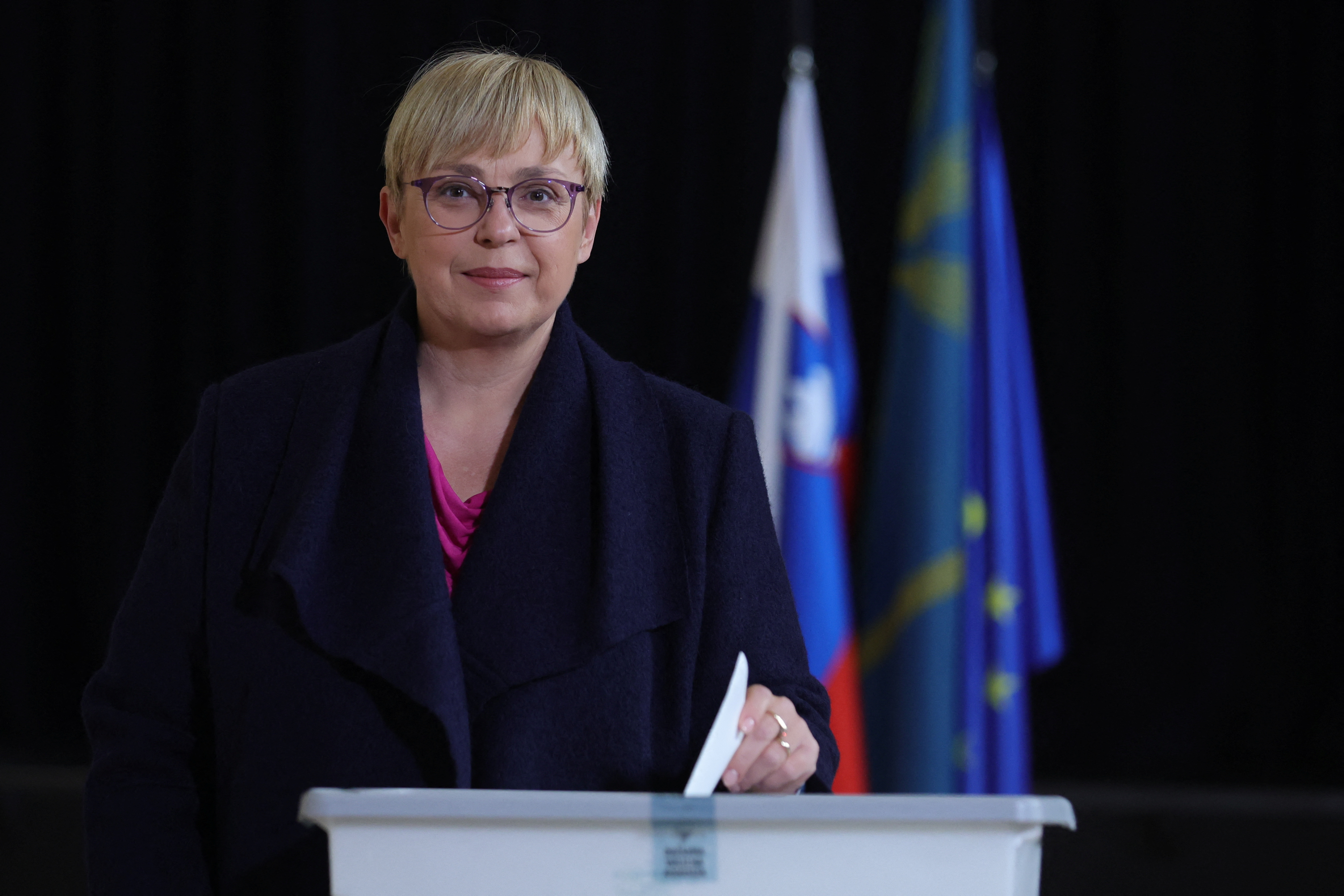 Natasa Pirc Musar wins runoff vote, becomes Slovenia's first woman