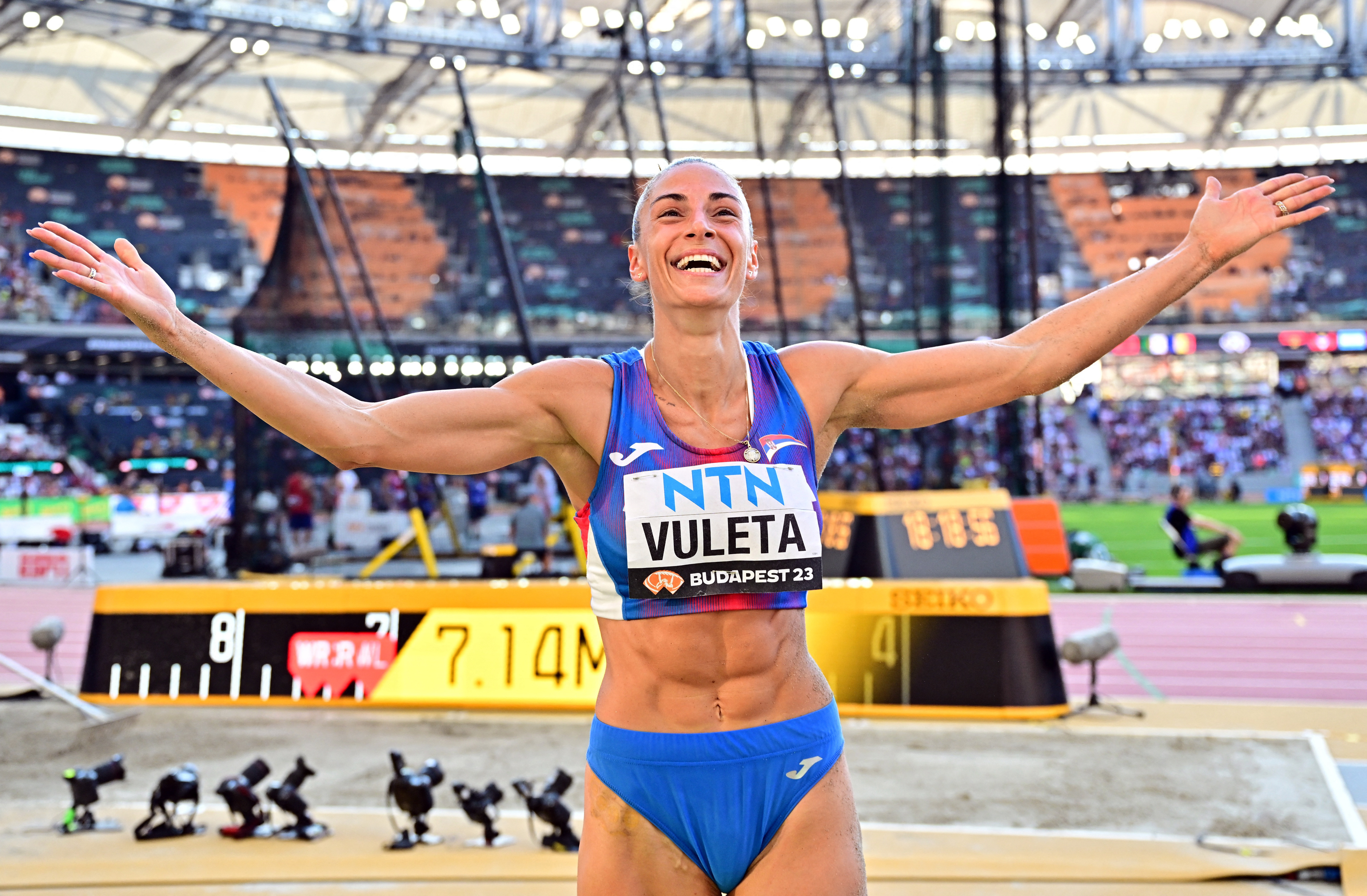 Serbia's Vuleta claims world long jump gold with season's best jump