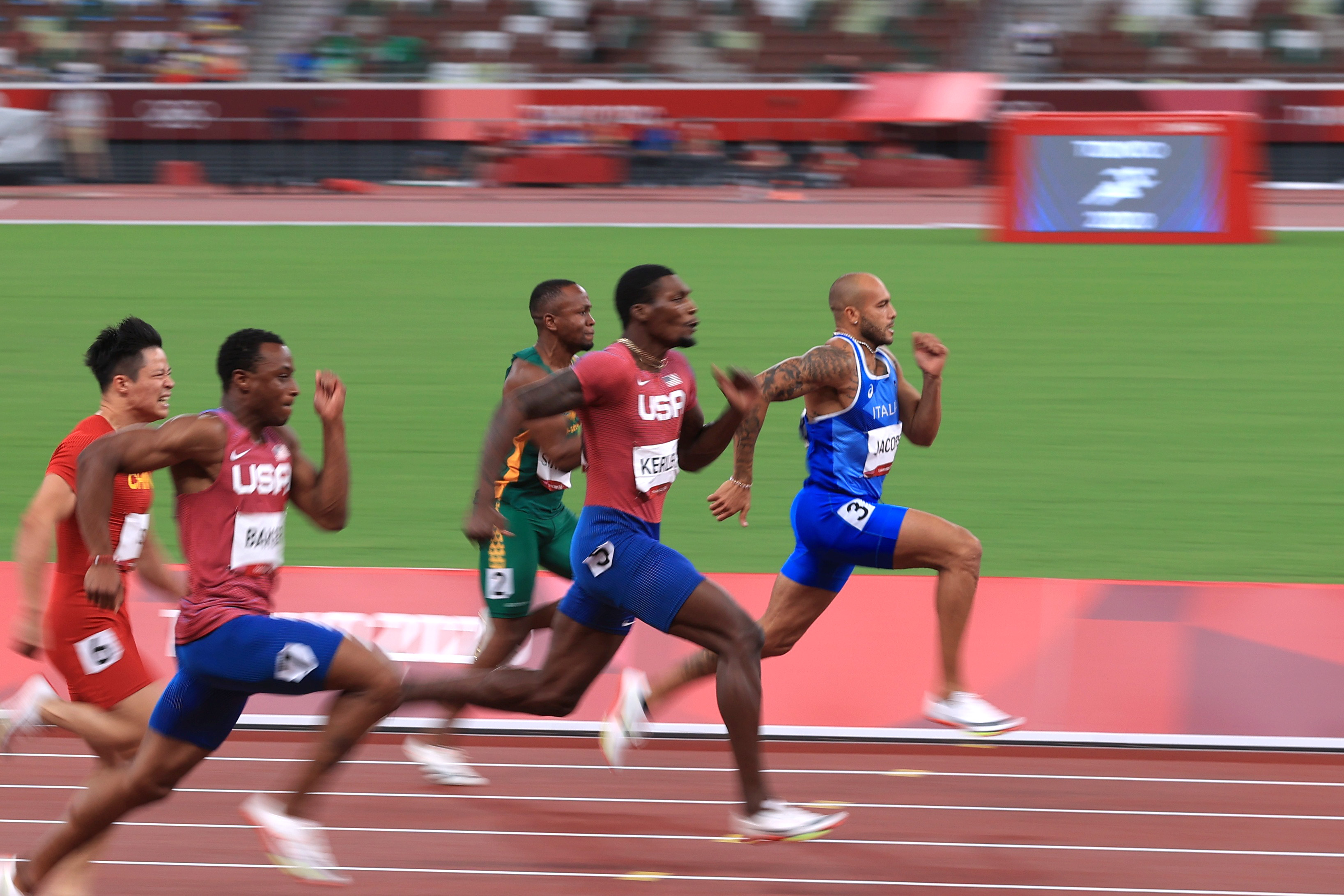 Athletics - Men's 100m - Final