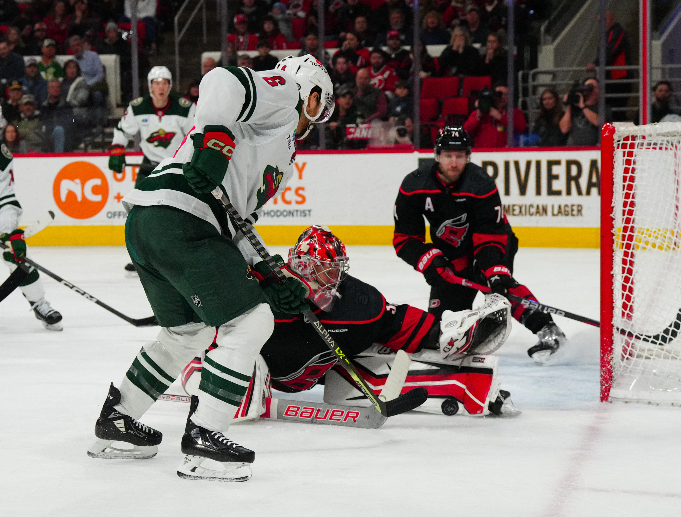 Kirill Kaprizov nets hat trick as Wild take care of Hurricanes | Reuters