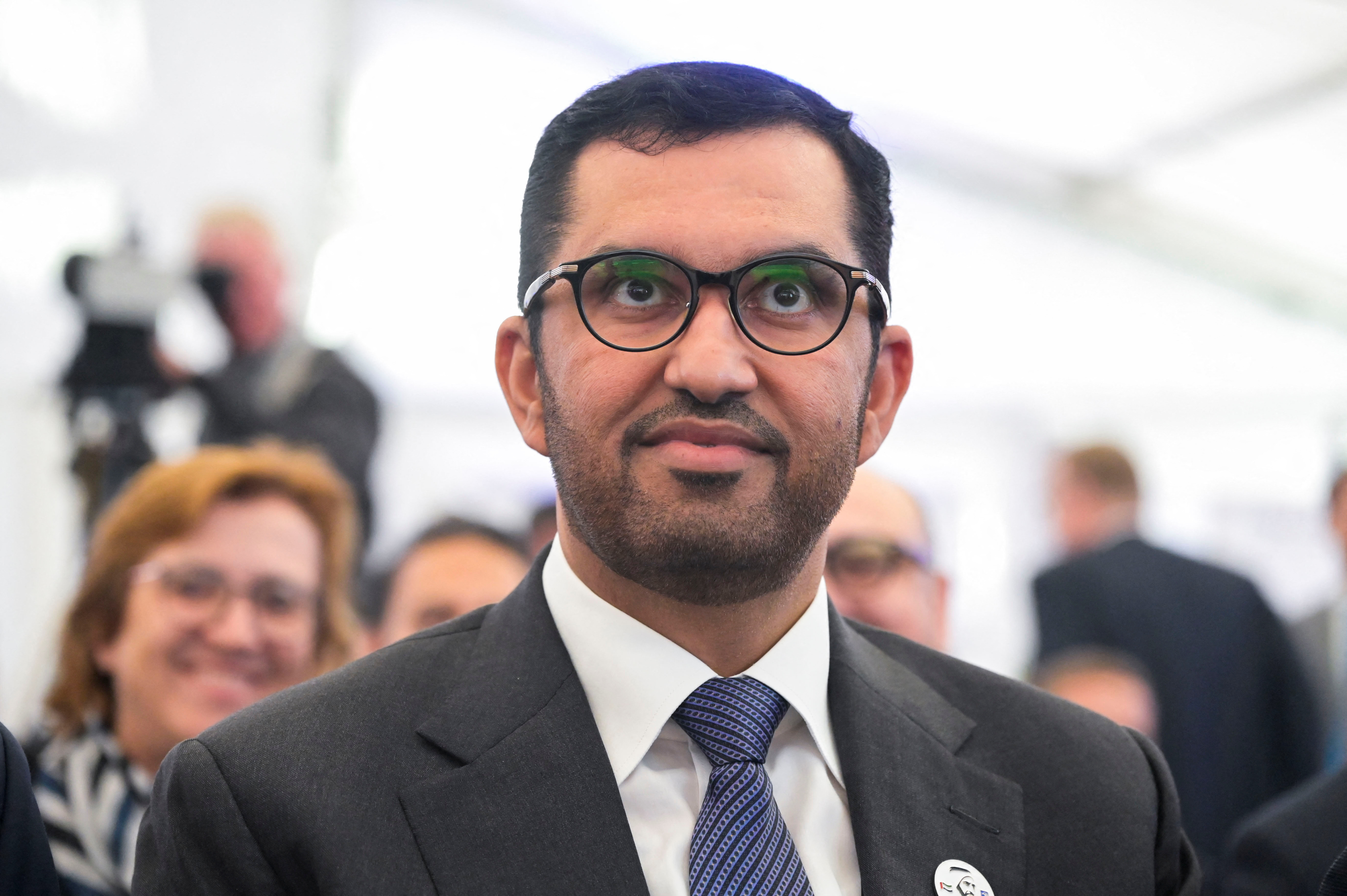Germany's Habeck, UAE Industry Minister attend an official ceremony to mark the first ammonia delivery from Abu Dhabi National Oil Company, in Hamburg