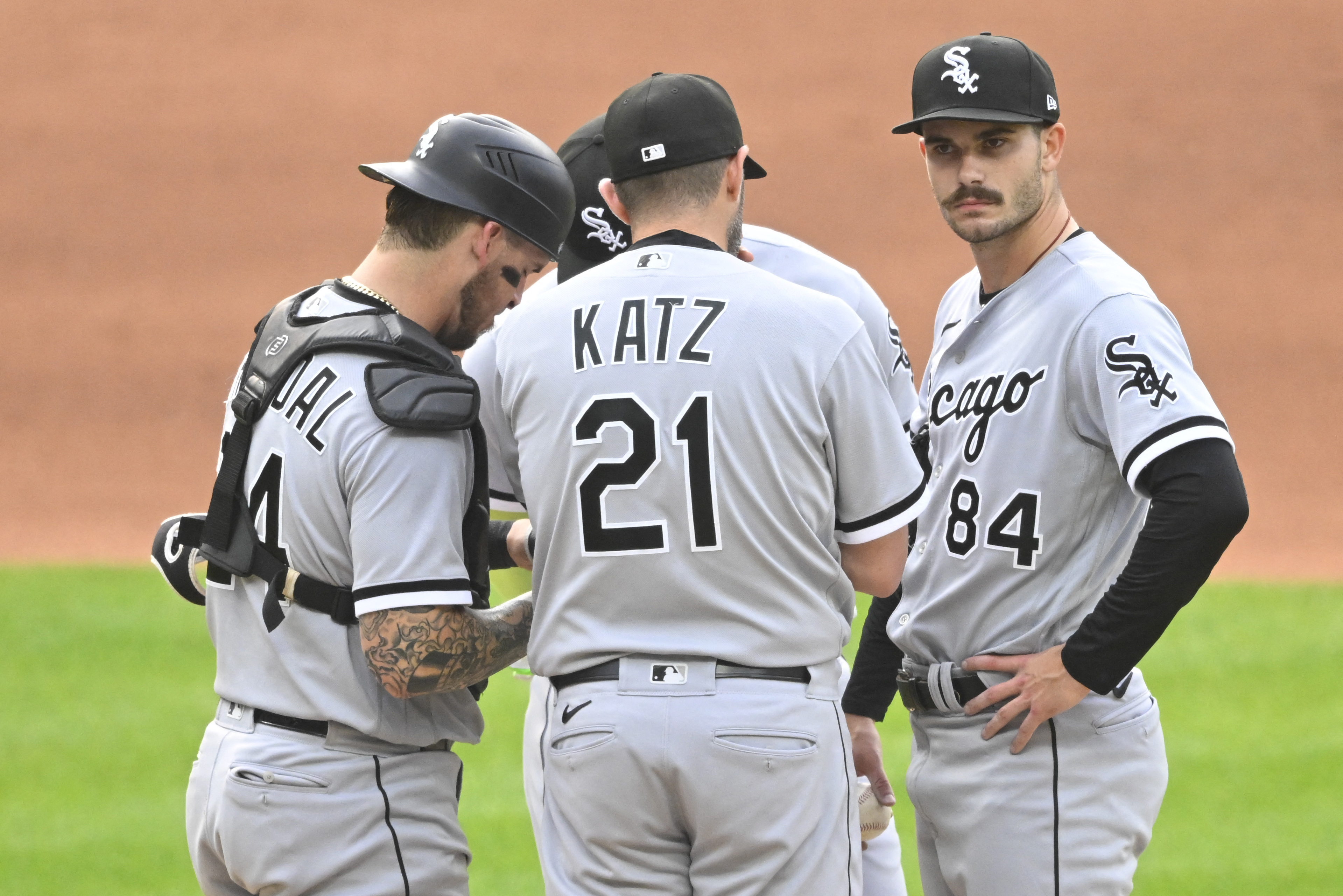 Clint Frazier of the Chicago White Sox plays against the Cleveland