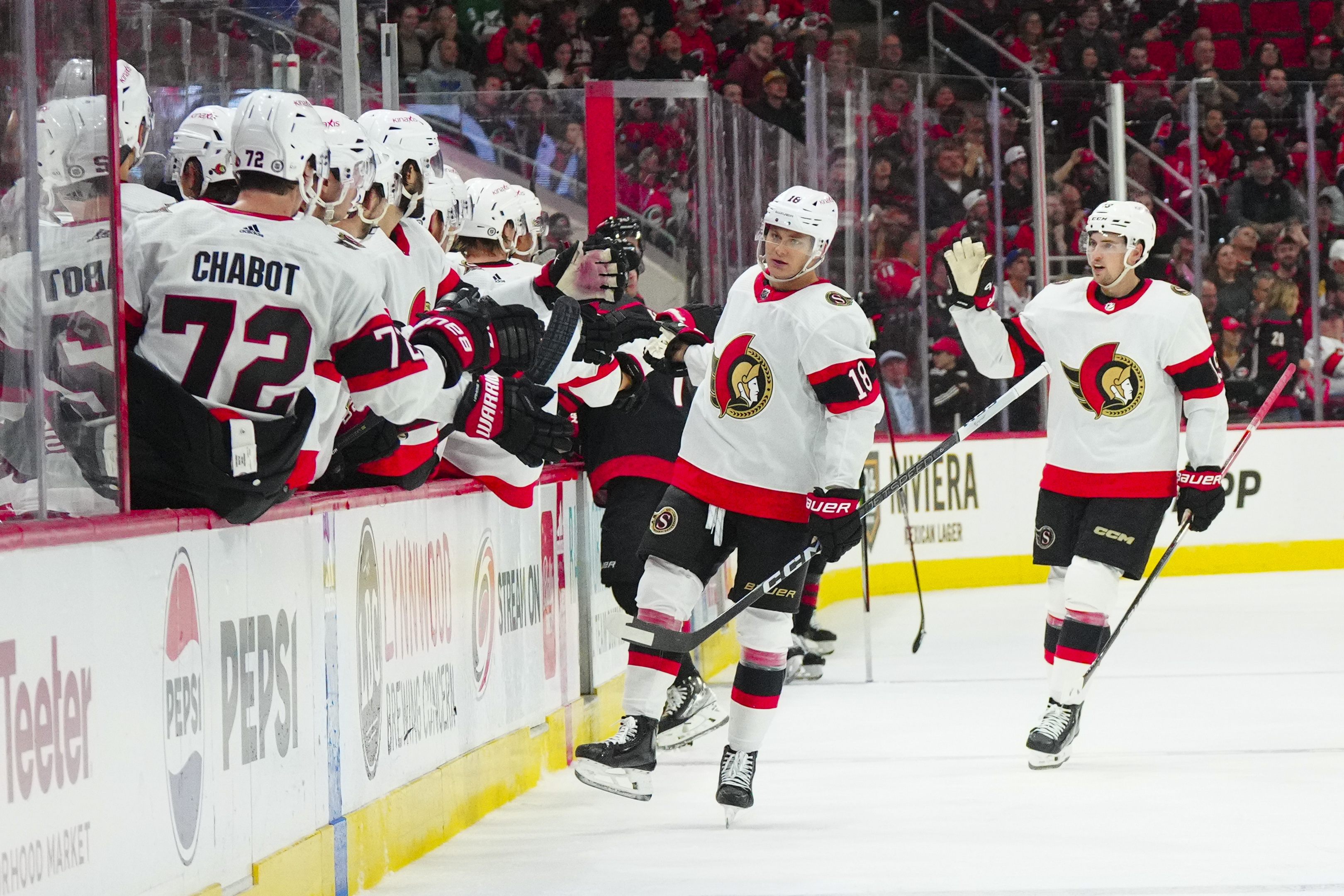 Third-period surge lifts Hurricanes past Senators - The Rink Live   Comprehensive coverage of youth, junior, high school and college hockey
