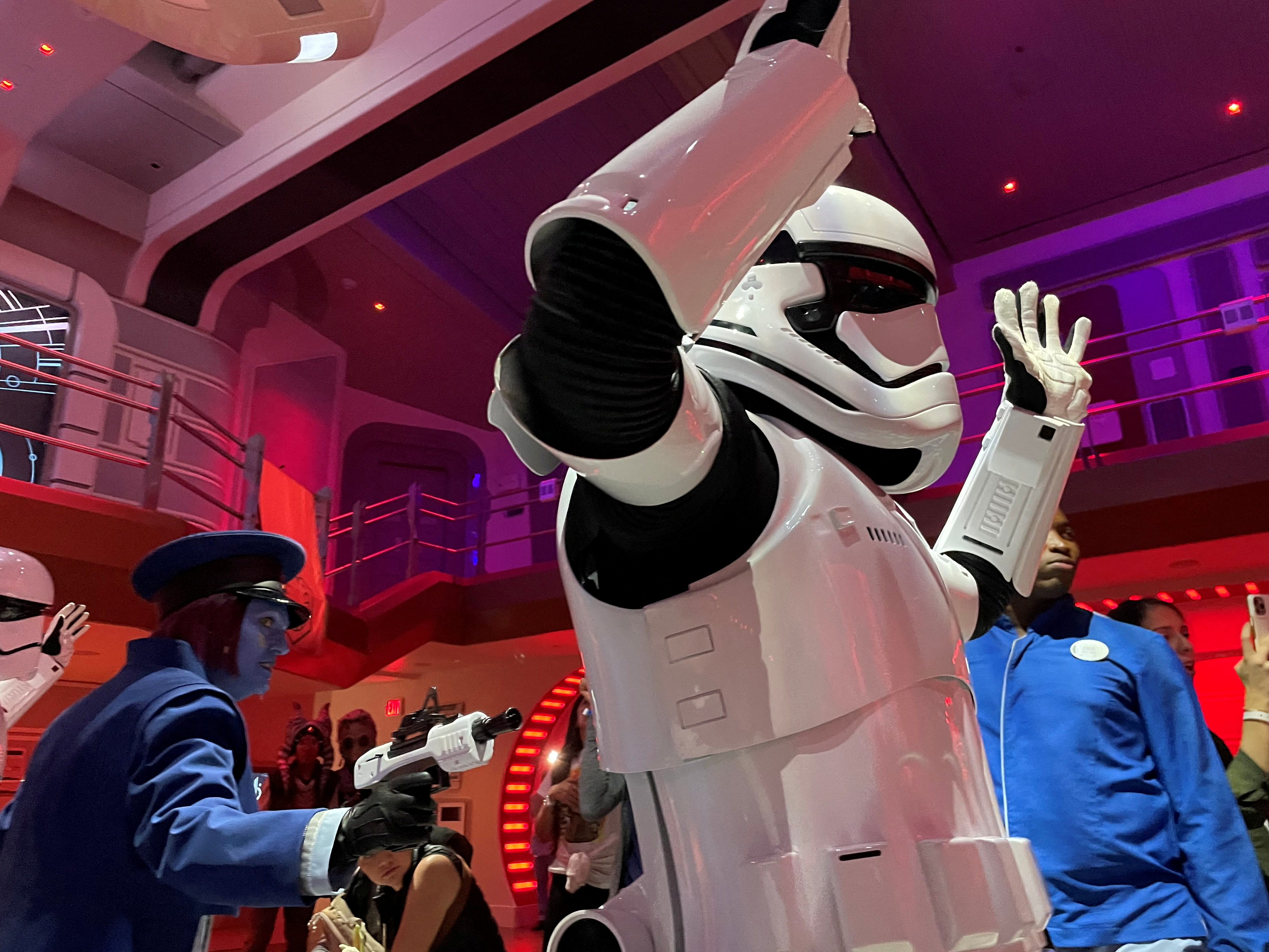 Star Wars characters perform at Walt Disney World in Orlando, Florida