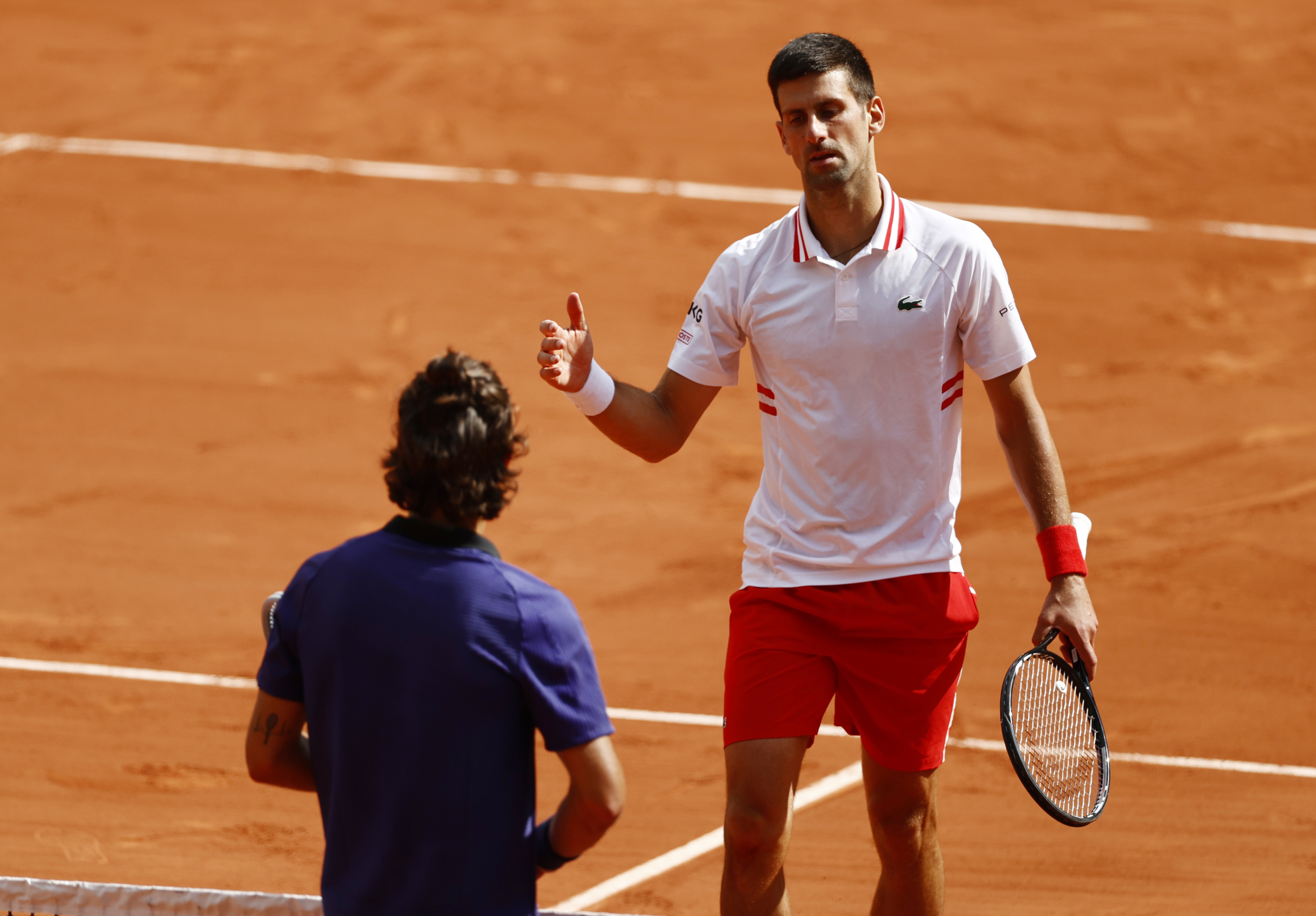 Djokovic Through After Huge Scare As Musetti Retires Reuters