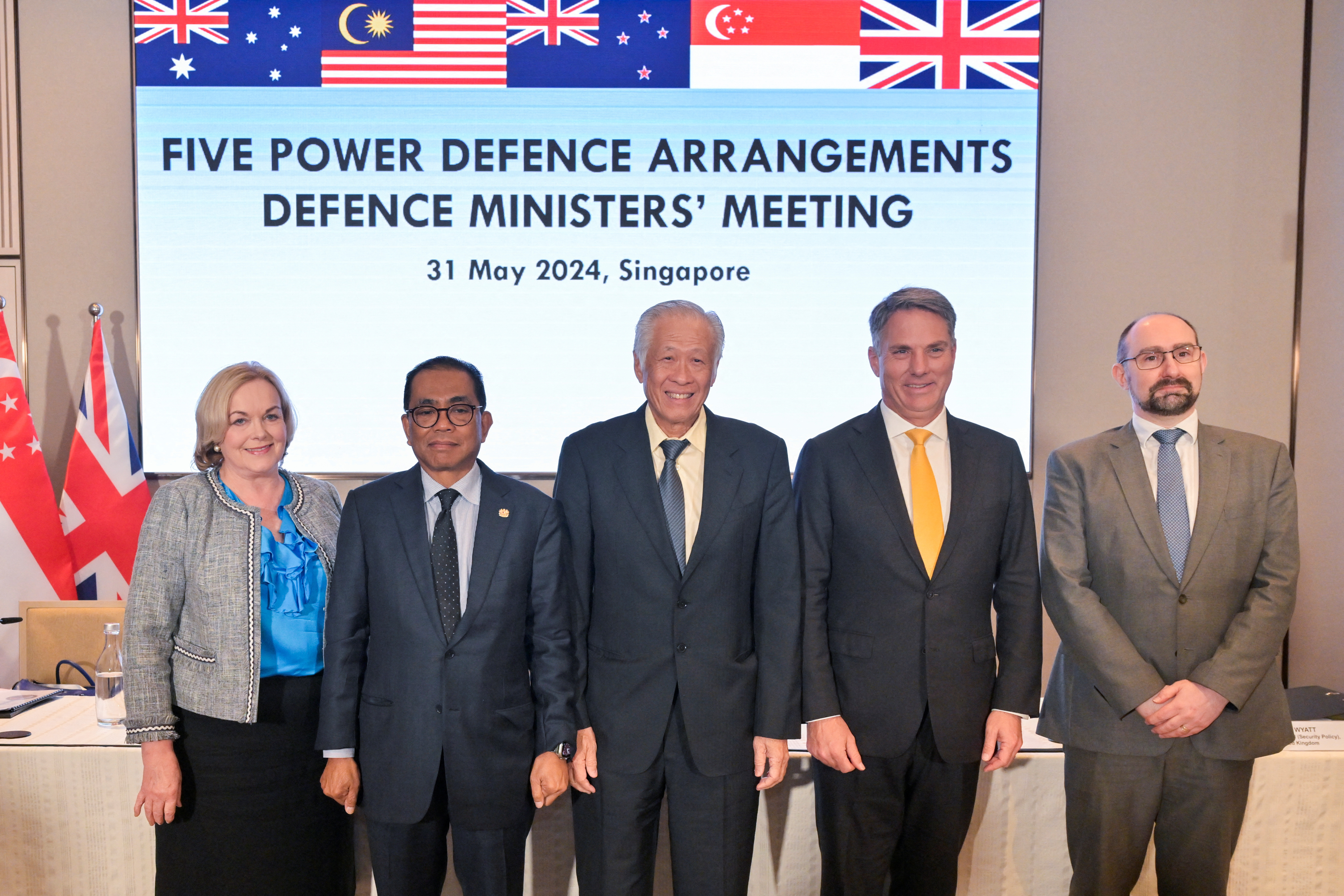 Five Power Defence Arrangements (FPDA) Defence Ministers’ Joint Press Conference Meeting (FDMM) in Singapore
