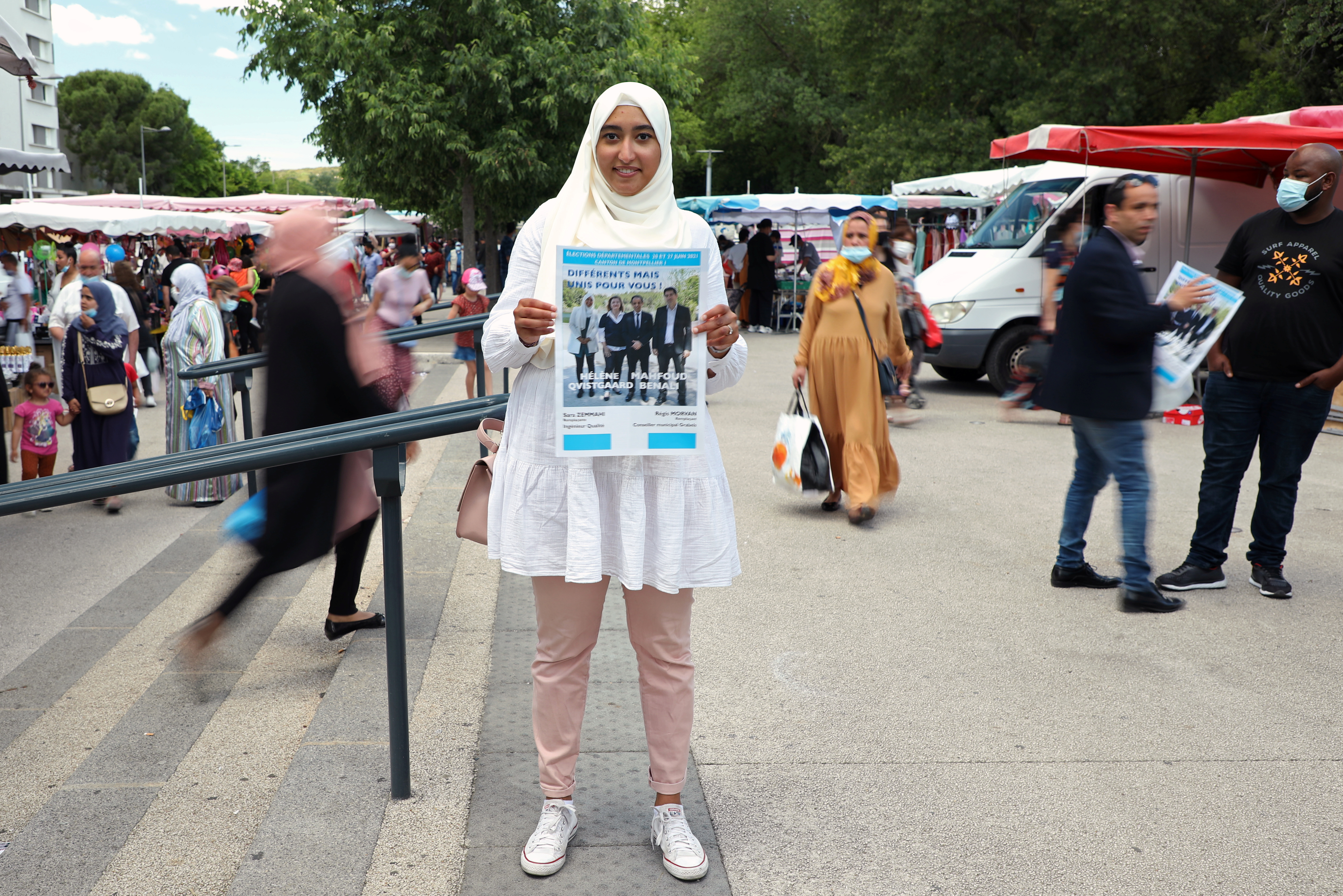 The candidate and her hijab: identity matters in French elections