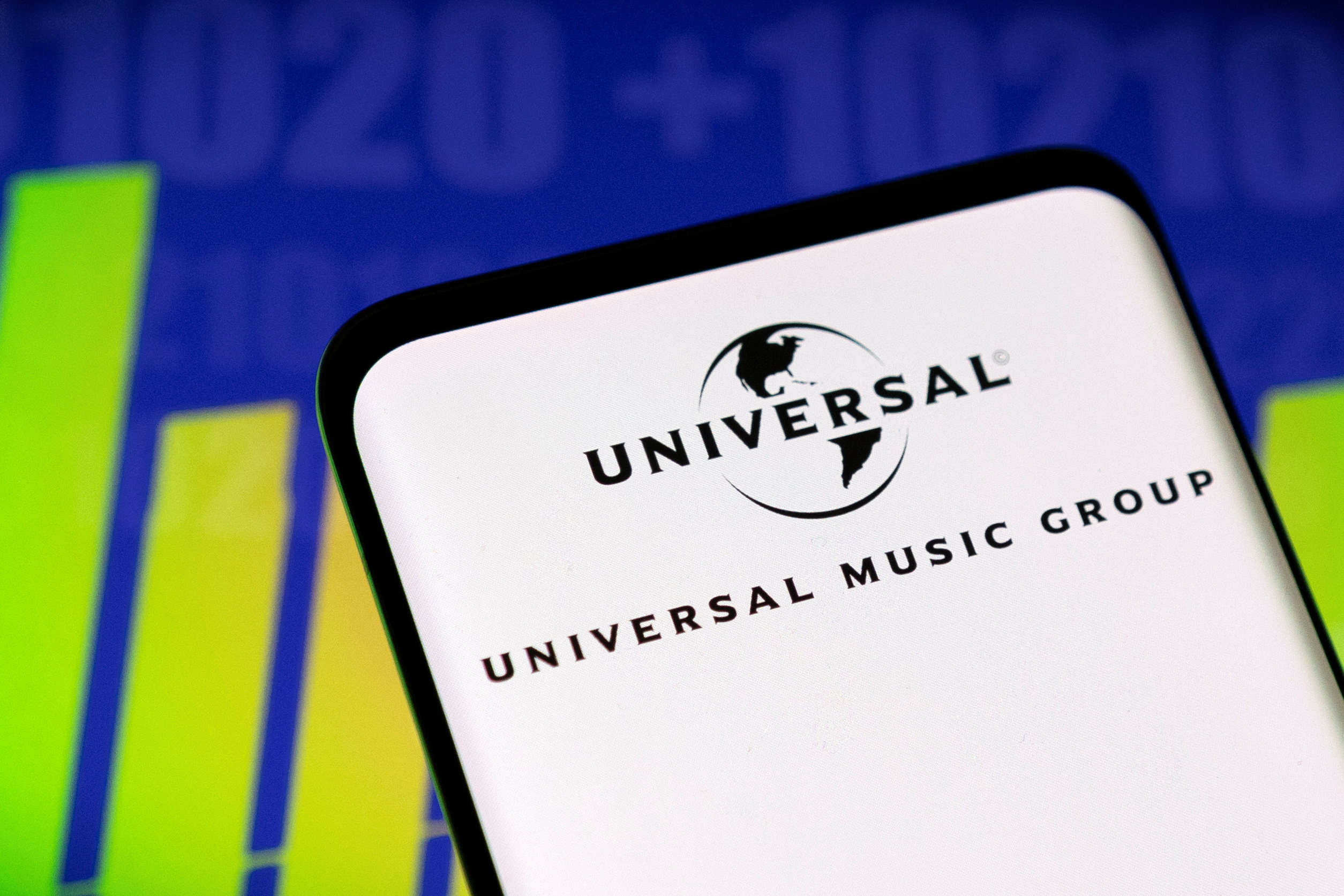 Illustration shows Universal Music Group logo