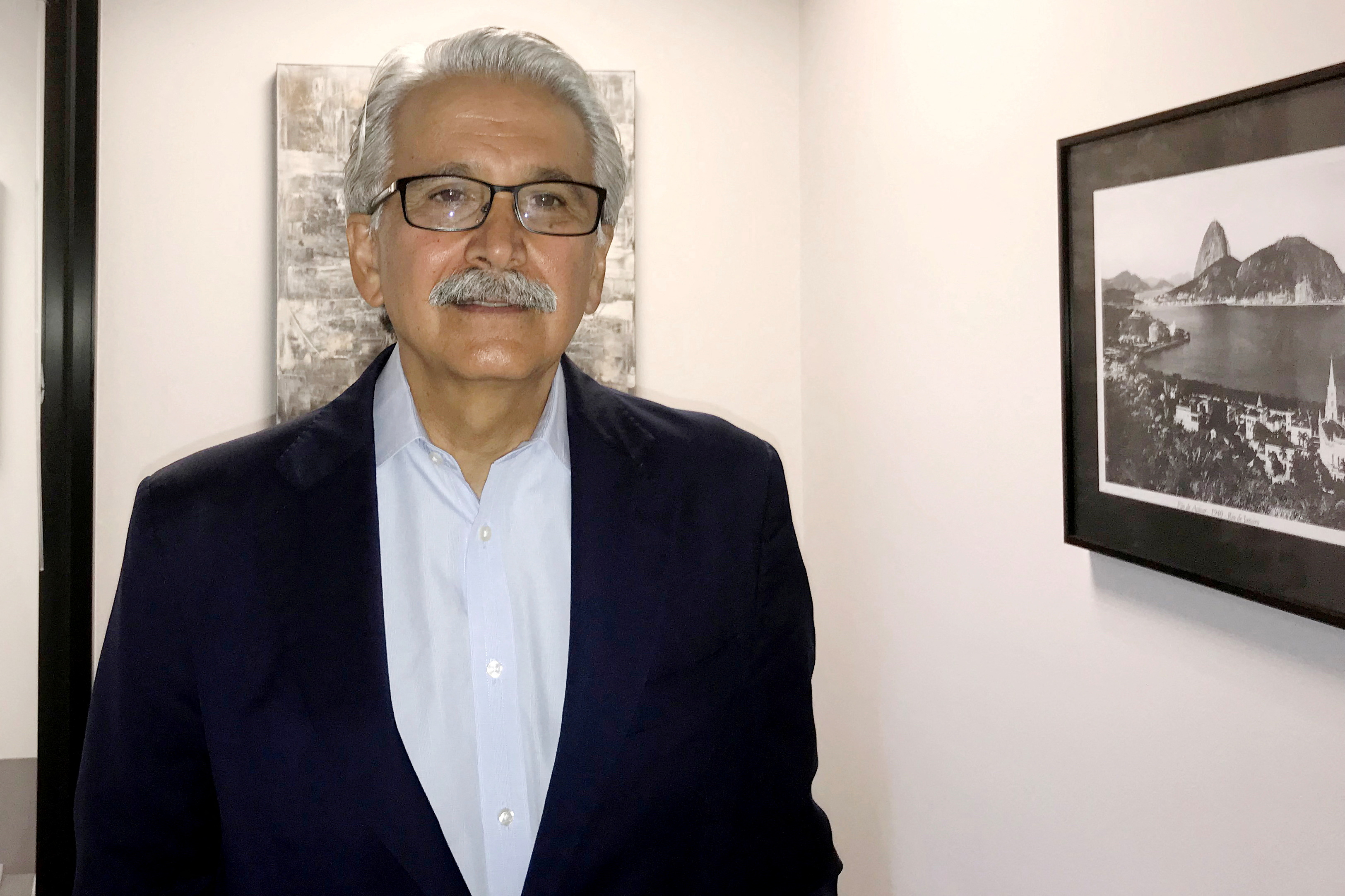 Ali Moshiri, CEO of Amos Global Energy poses in Houston