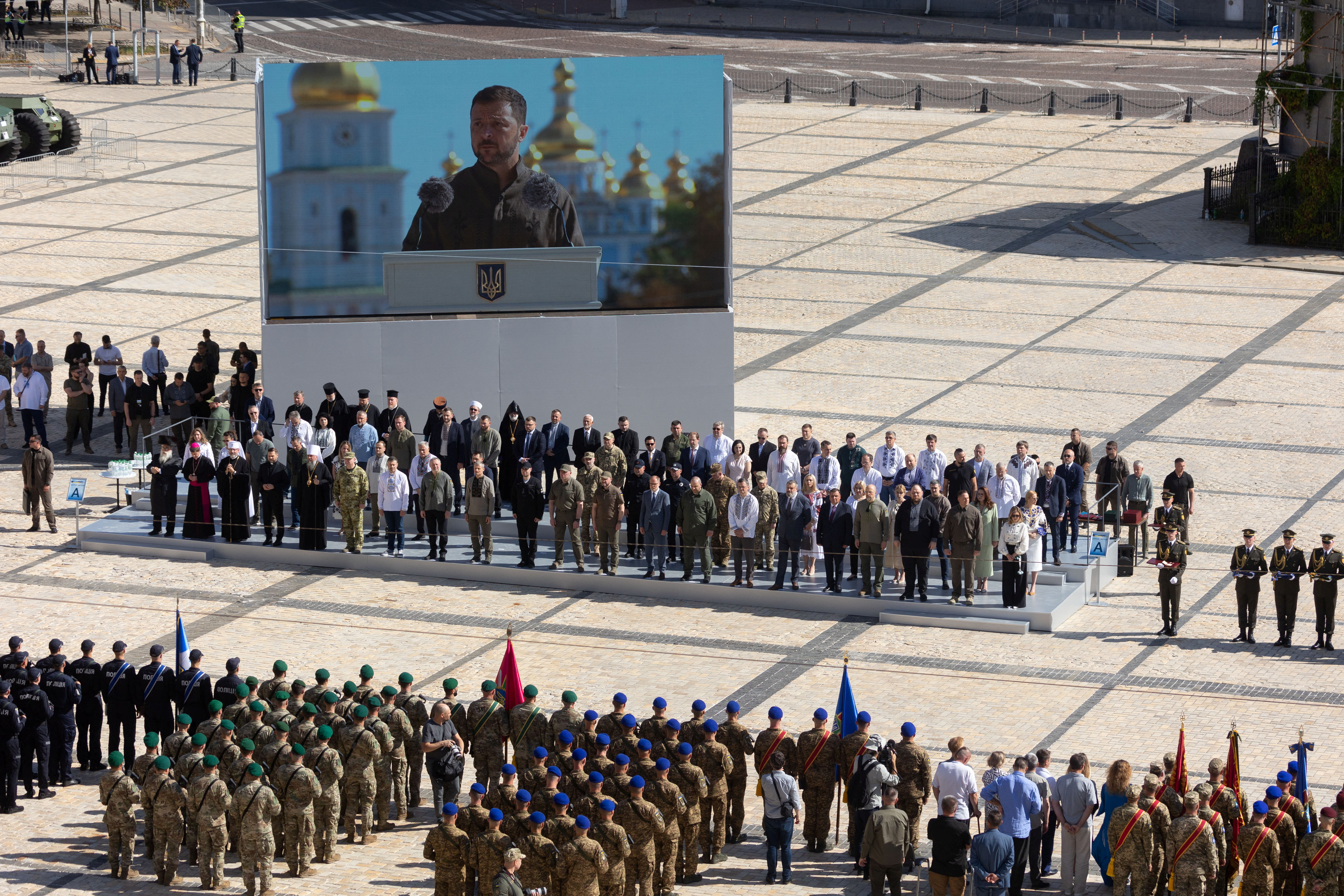 Ukrainian Independence Day celebrations in Kyiv