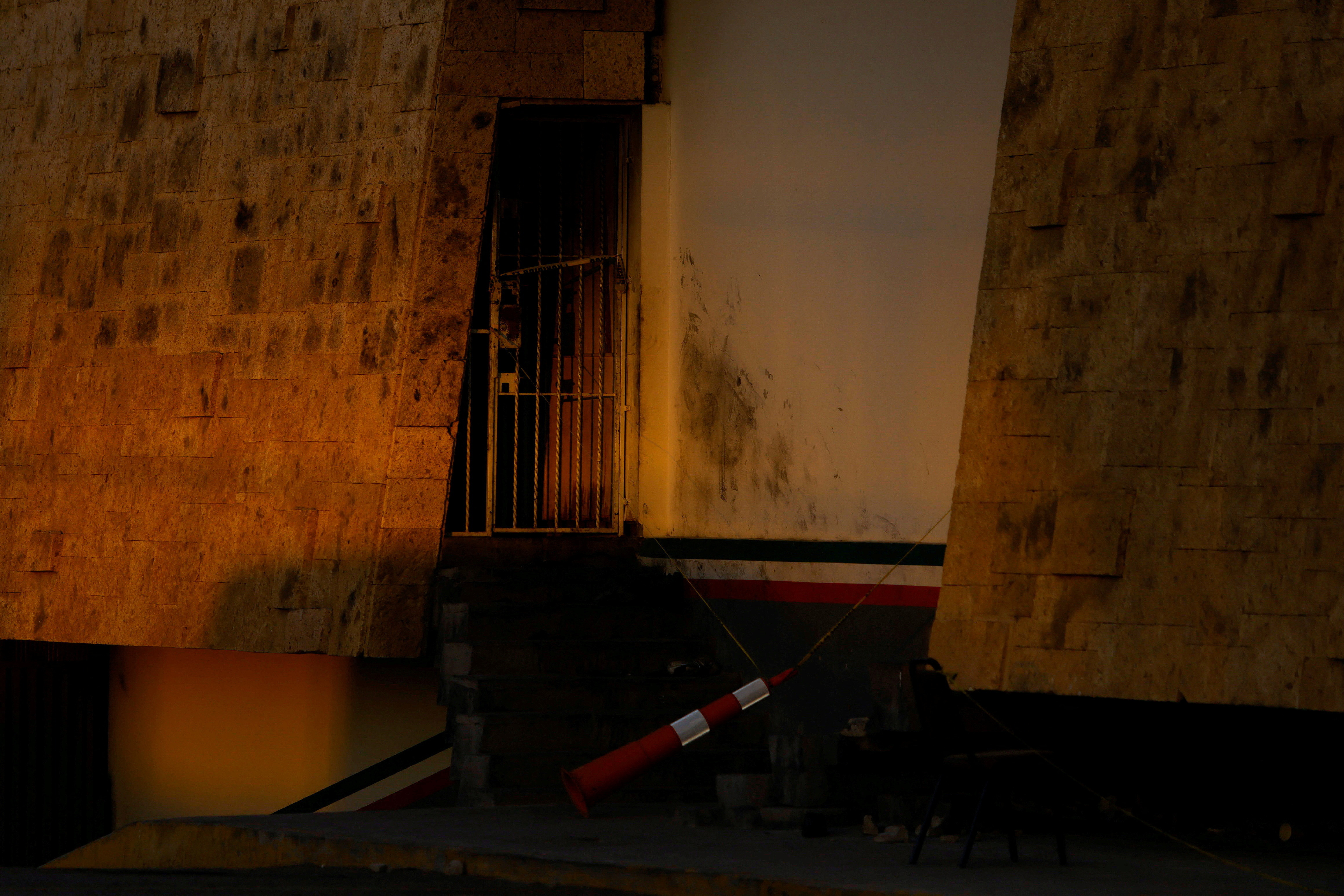 Immigration detention center where several migrants died after a fire broke out, in Ciudad Juarez