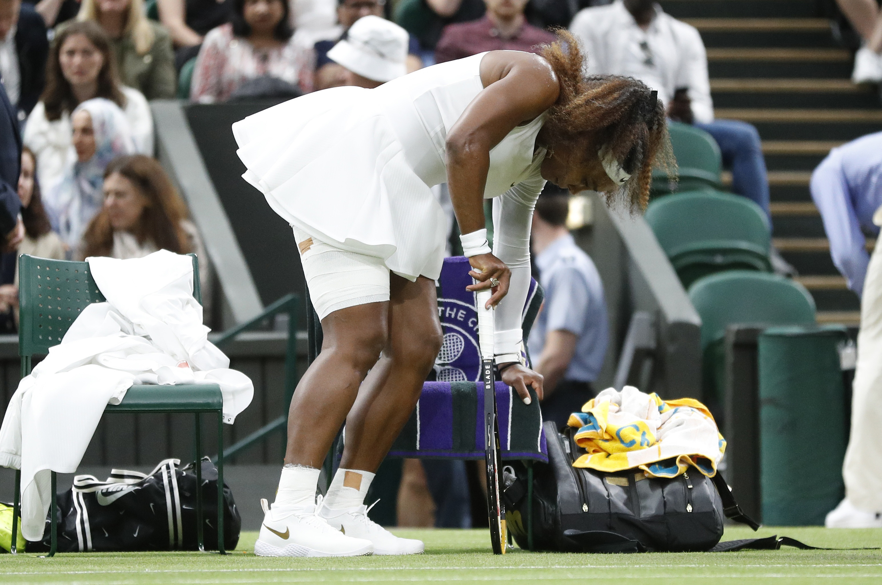 Wimbledon organizers 'happy' with court conditions as Serena