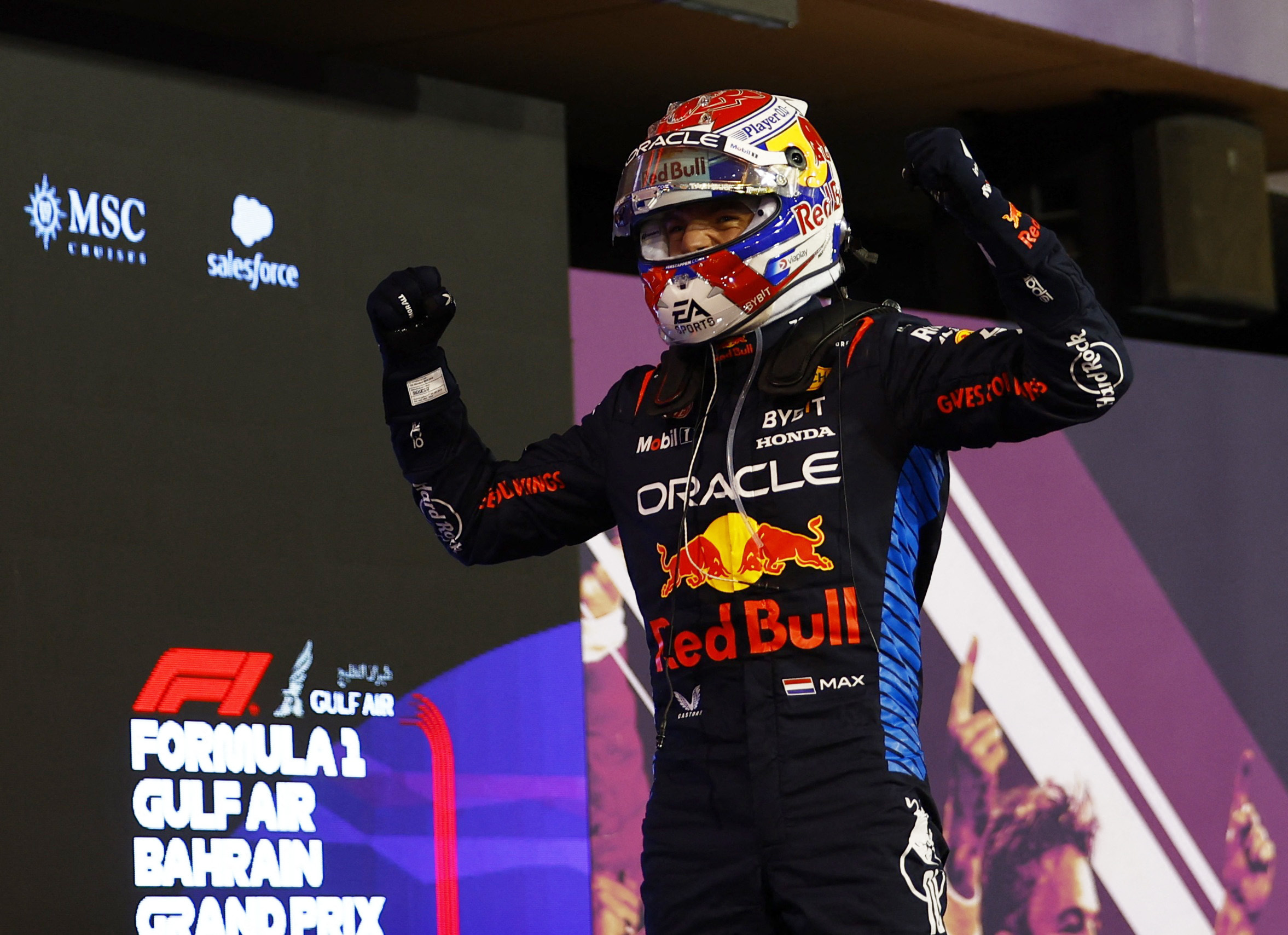 Verstappen dominates F1's Bahrain season-opener