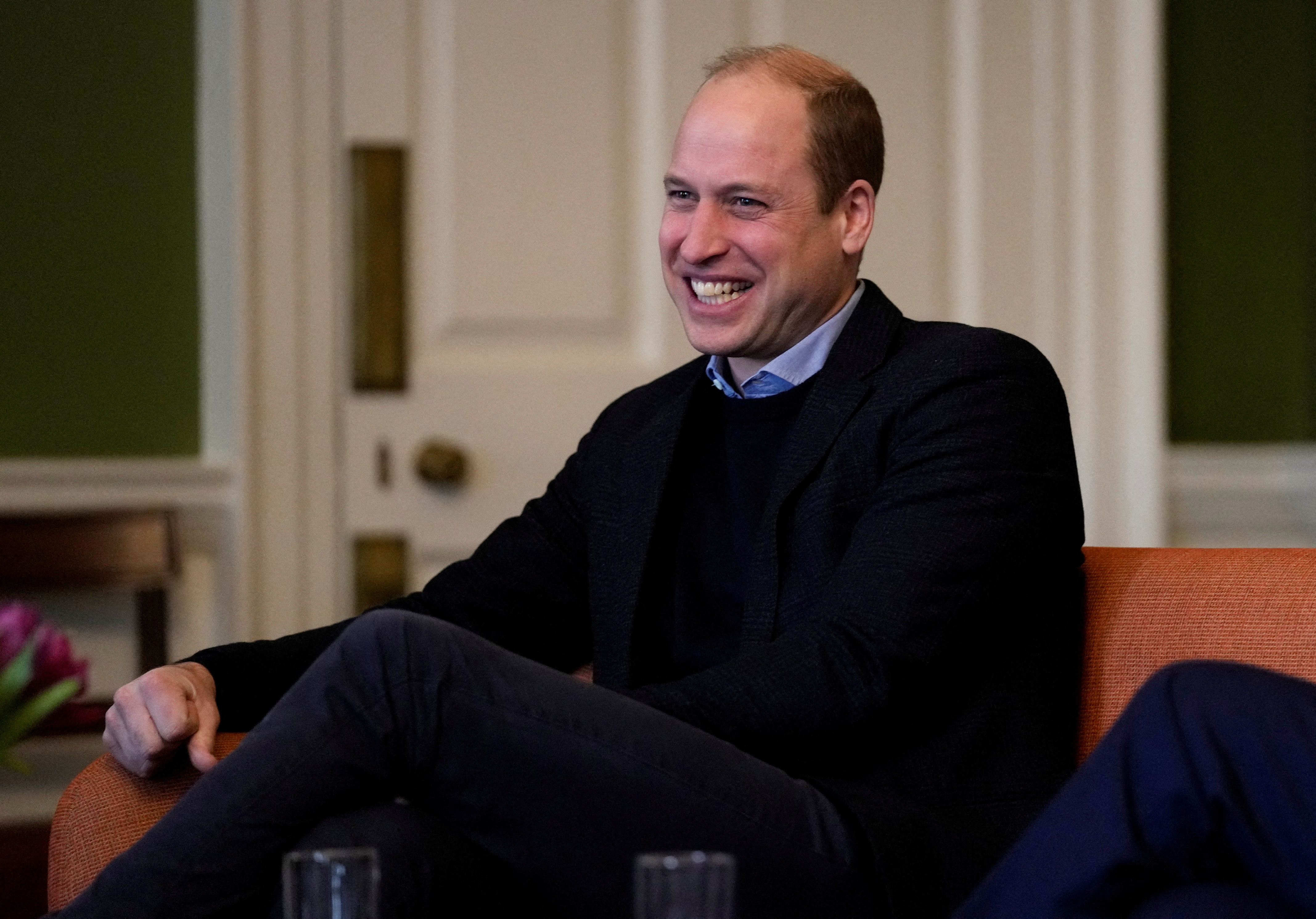 Britain's Prince William visits Foundling Museum in London