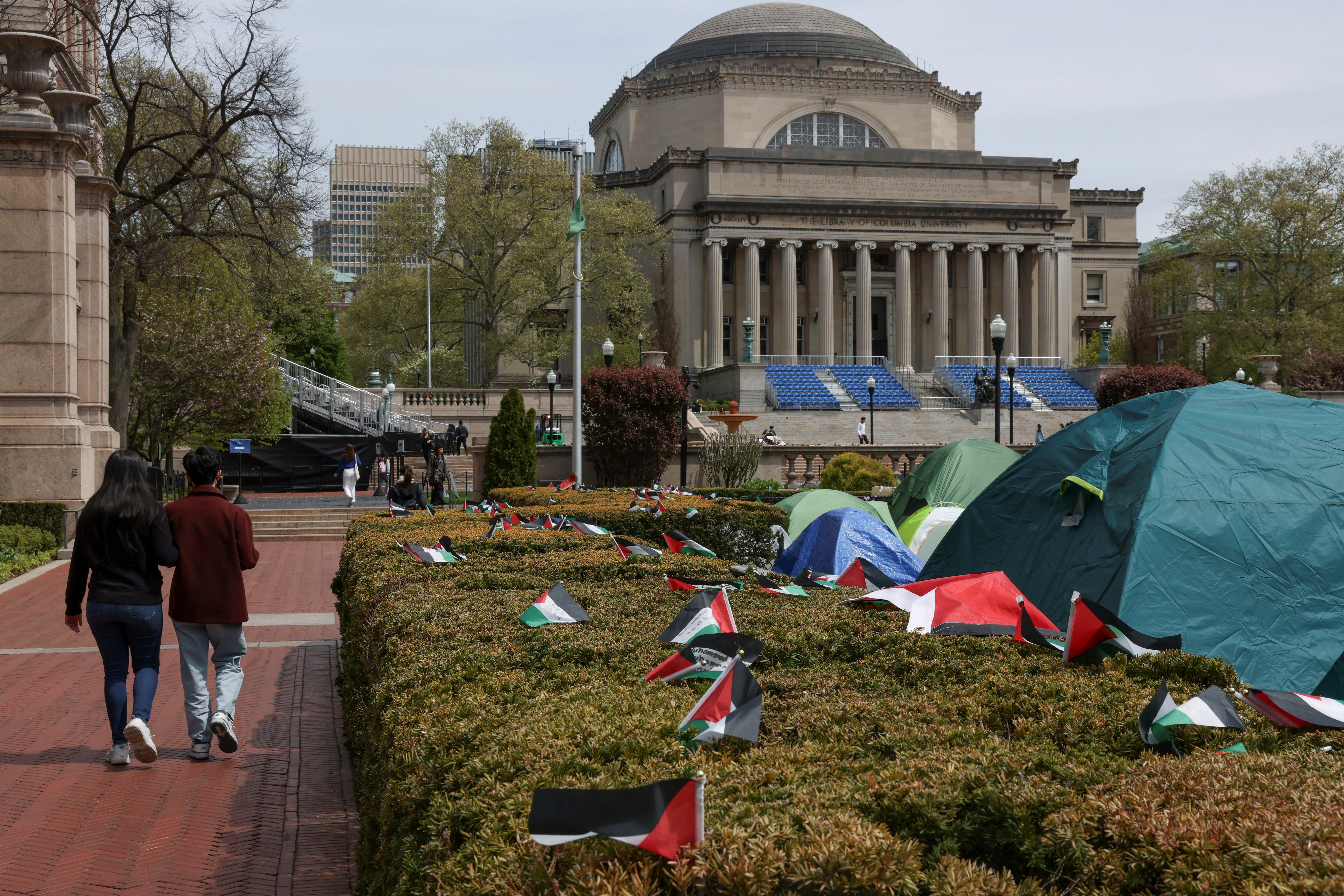 Columbia, US colleges on edge in face of growing protests