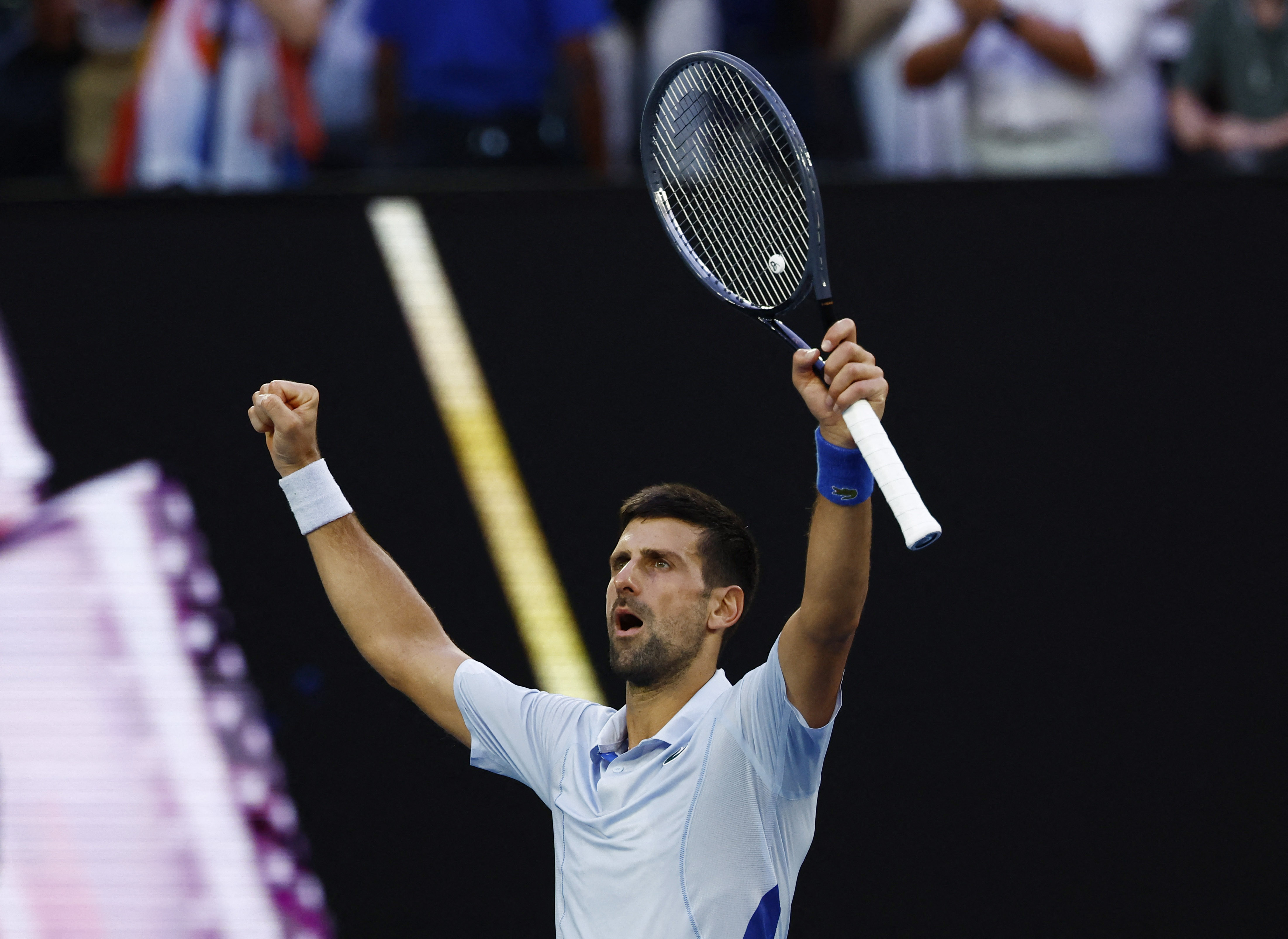 Djokovic extinguishes Fritz fire to make Melbourne semis Reuters