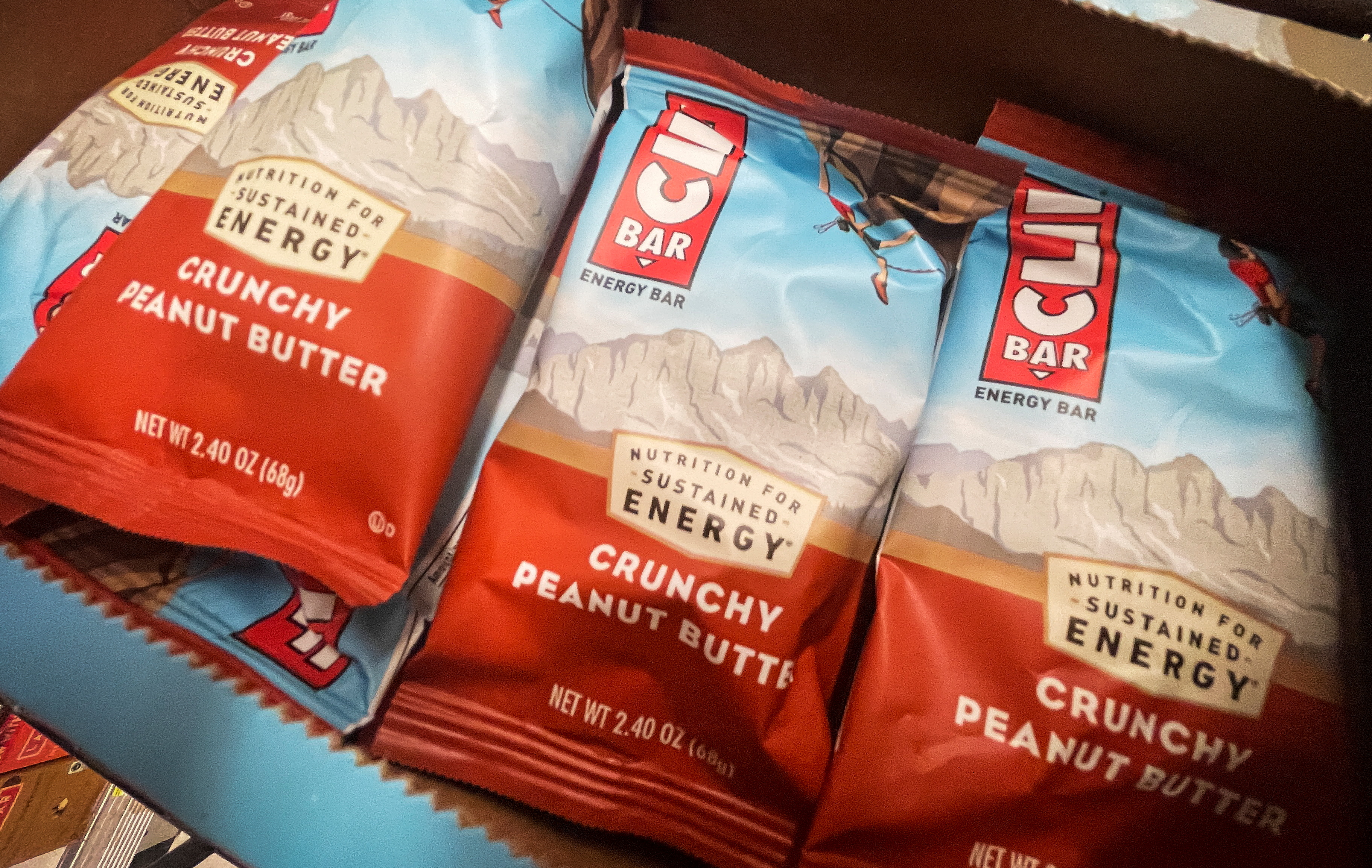 Energy bar maker Clif Bar & Company Products are pictured in New York