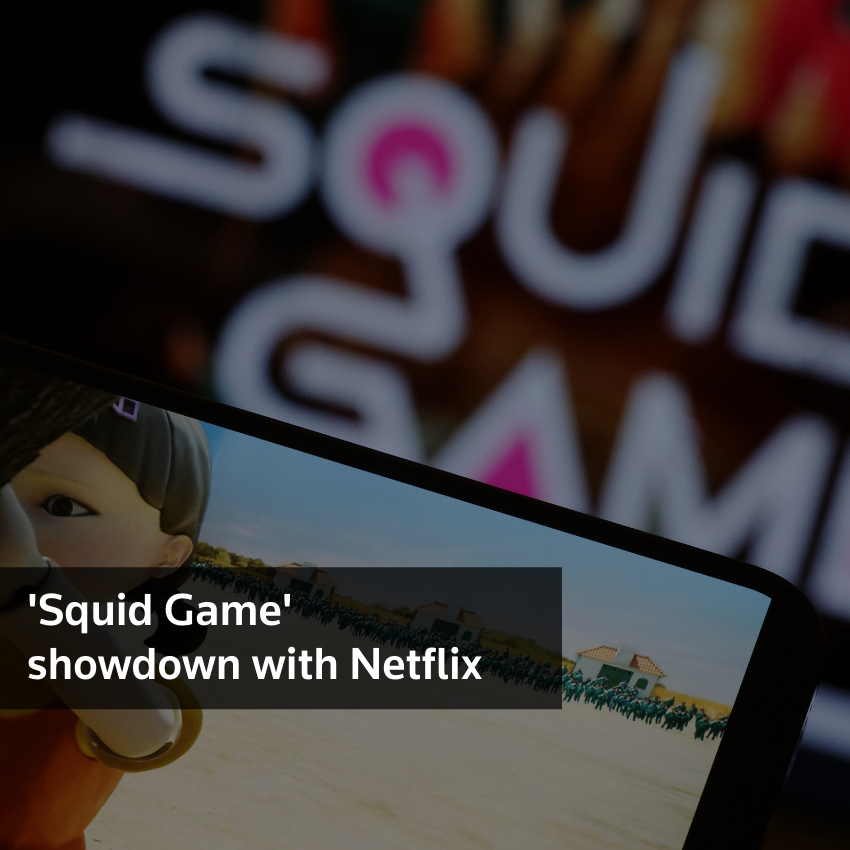 Enfrentamiento de 'Squid Game' con Netflix