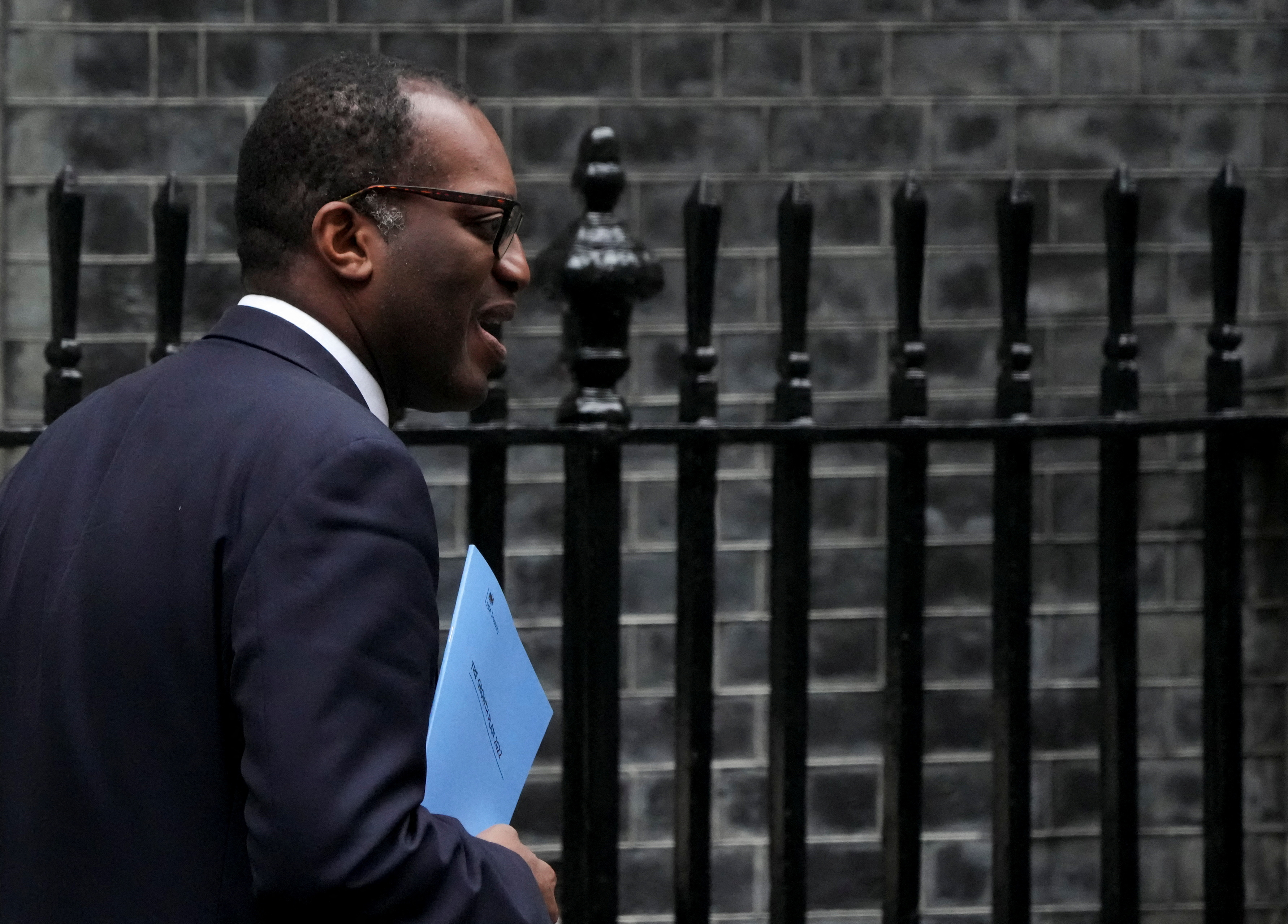 Britain's Chancellor of the Exchequer Kwasi Kwarteng to deliver mini-budget