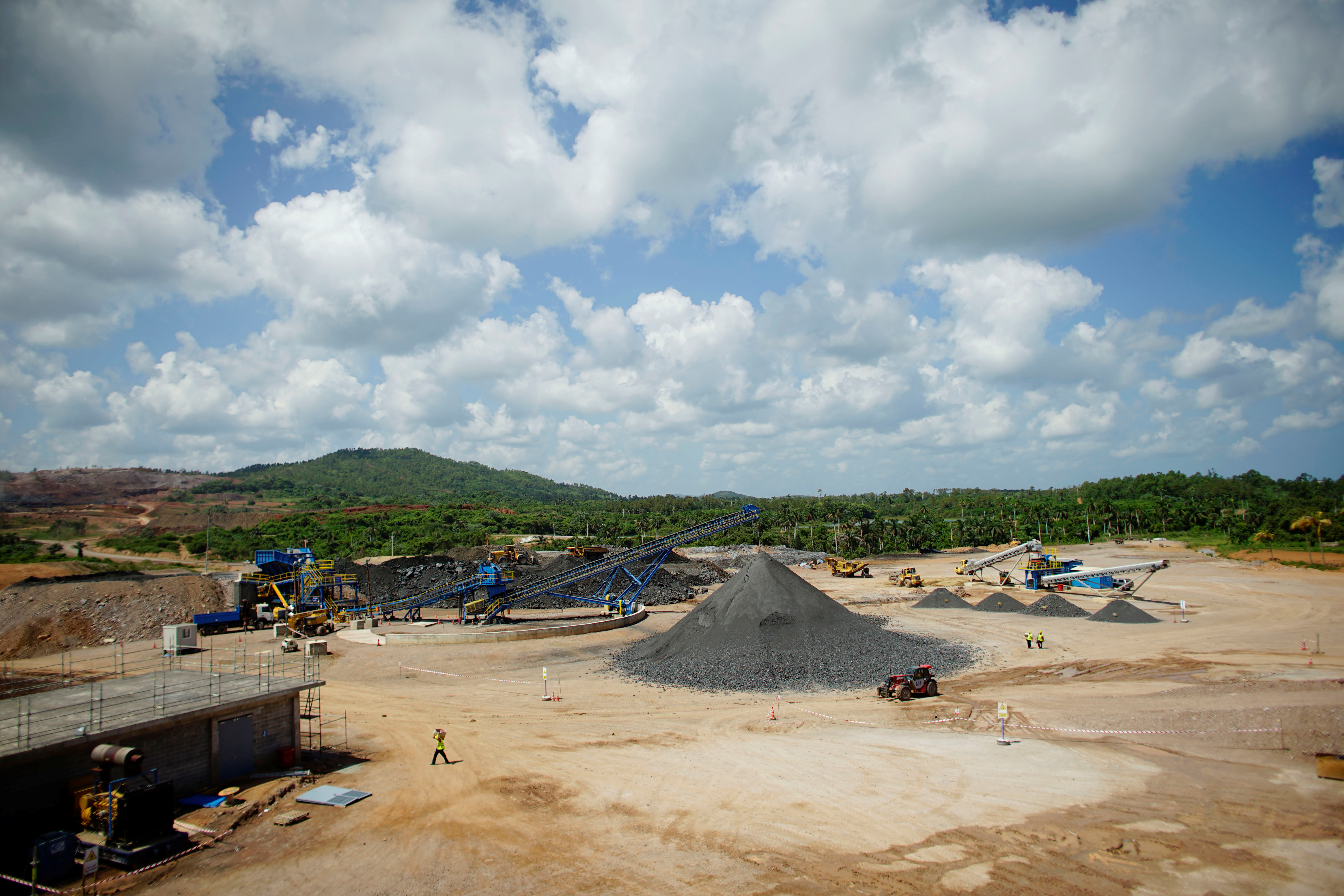 A view of the lead and zinc  mine Castellanos in Minas de Matahambre, Cuba