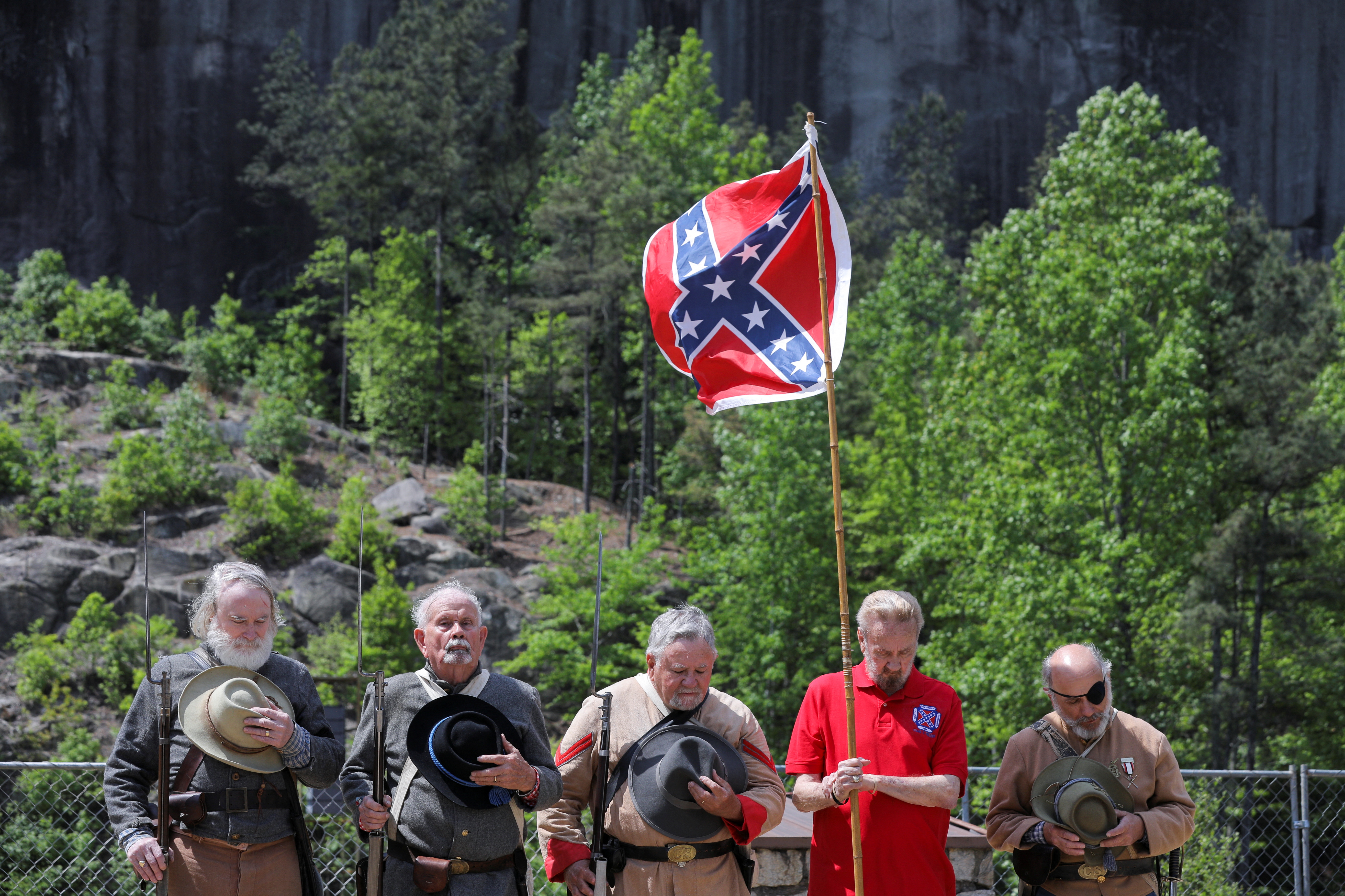 Confederate Memorial Day at Stone Mountain Park in Stone Mountain