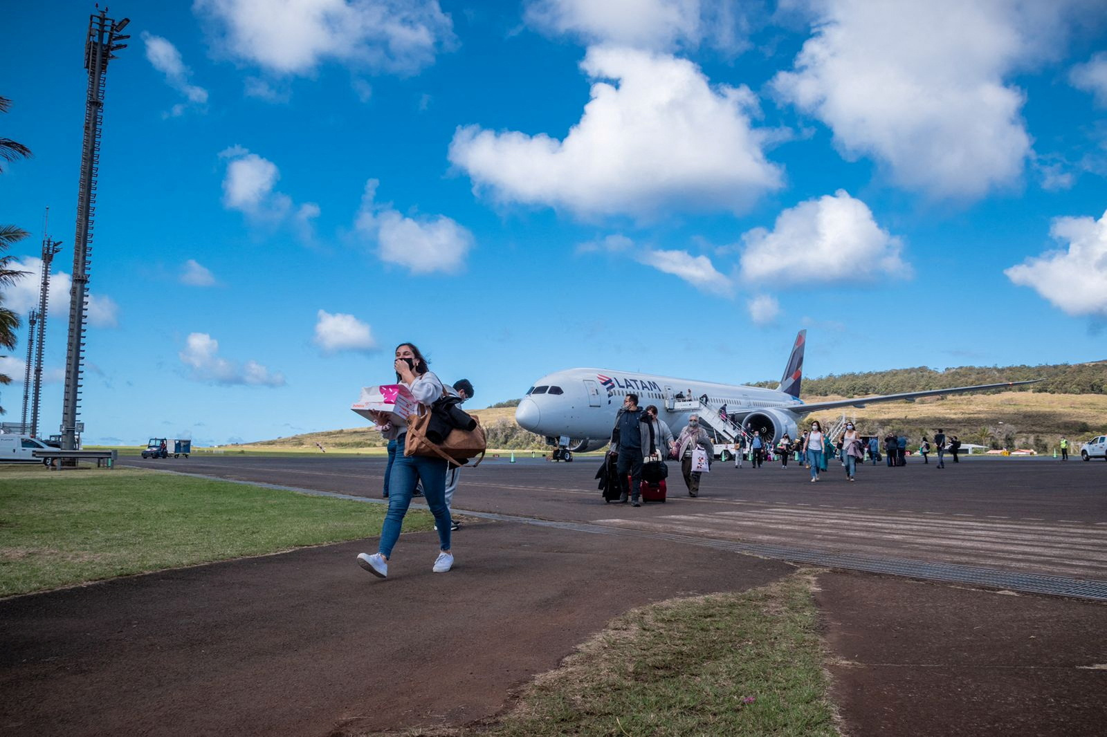Easter Island welcomes tourists after closing its borders for more than two years due to the coronavirus disease (COVID-19), in Rapa Nui