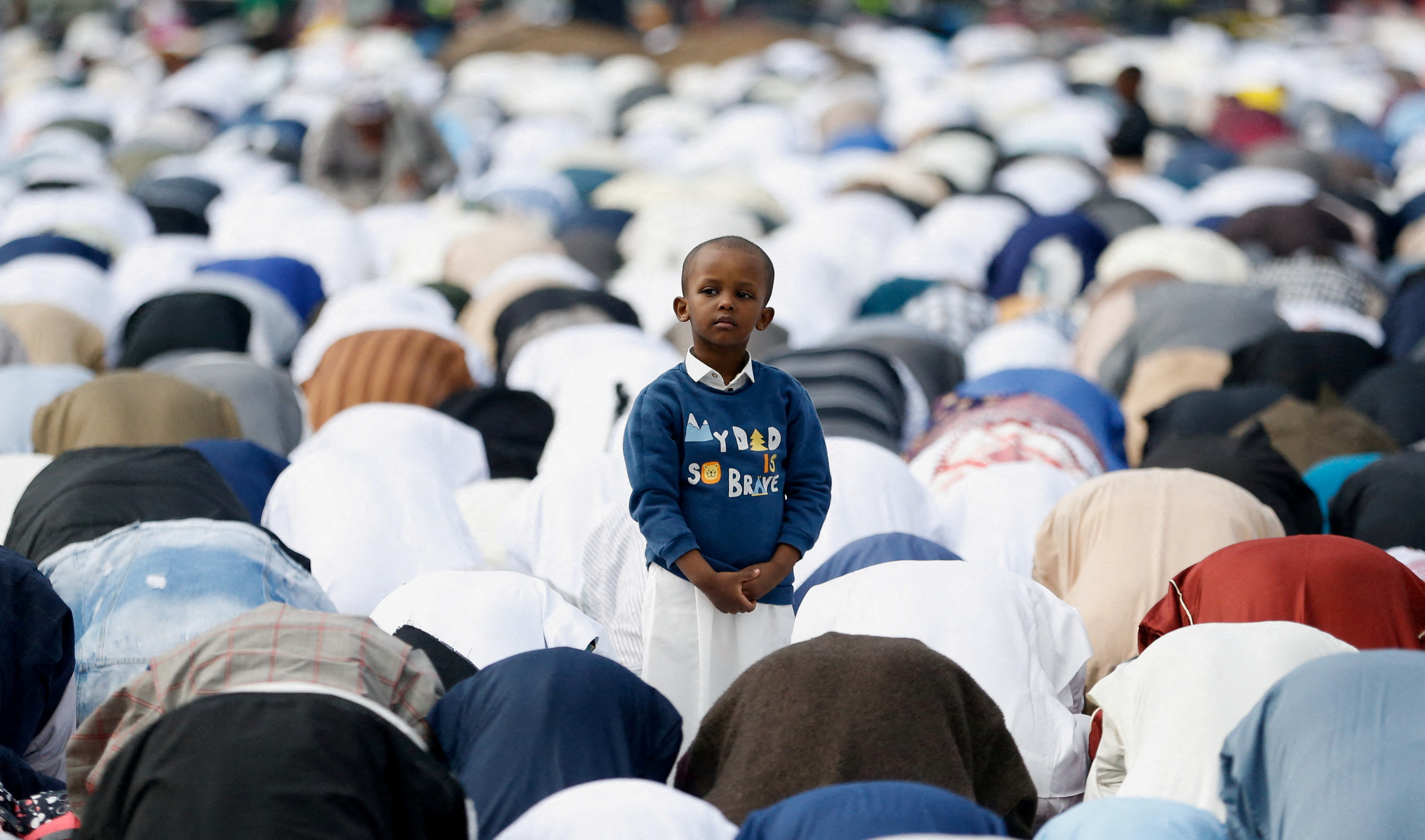 Muslim faithful celebrate Eid al-Fitr in Nairobi