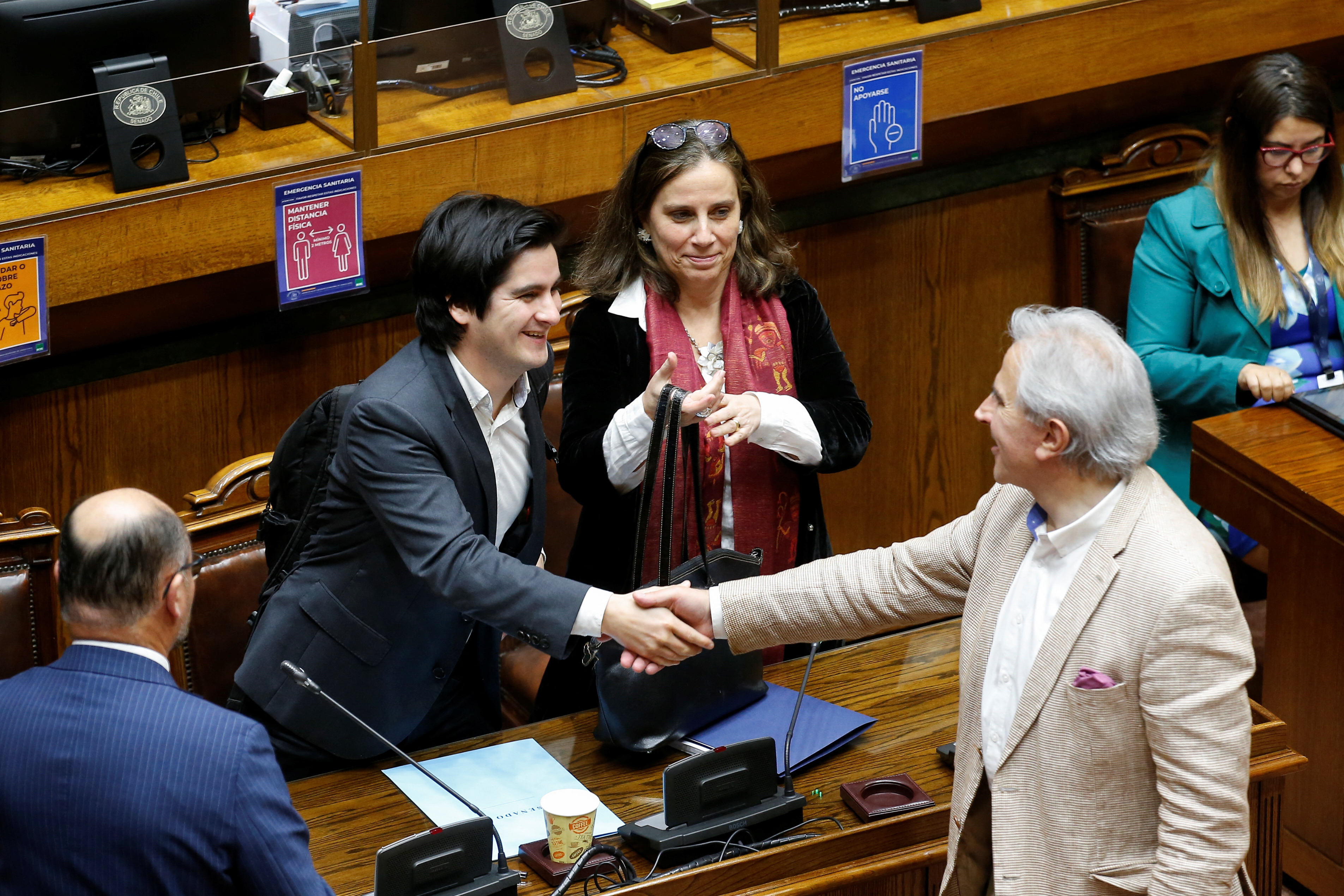 Chilean lawmakers vote on joining the Trans-Pacific Partnership, in Valparaiso