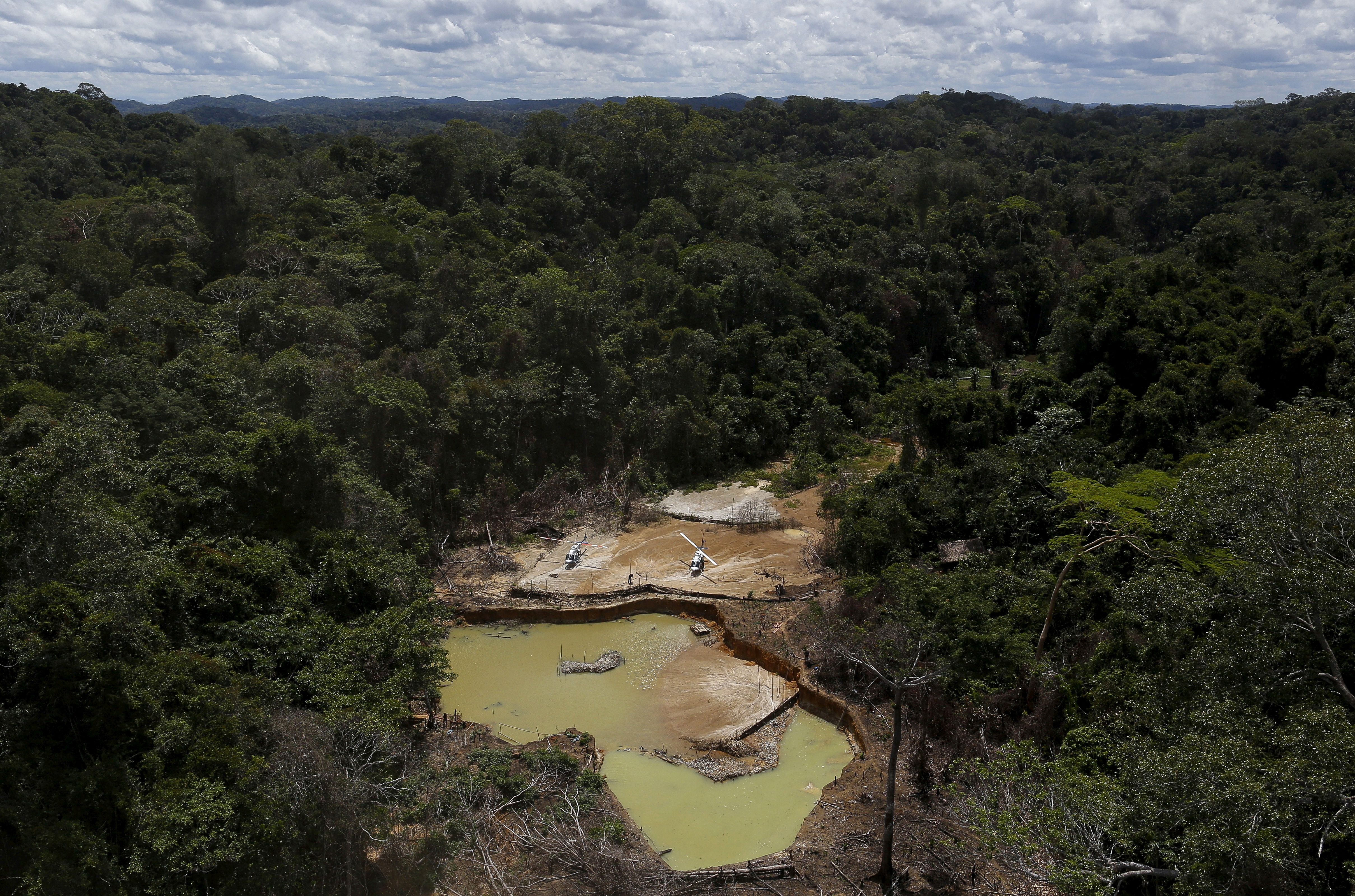 Illegal gold mining booms in Brazilian , harming environment