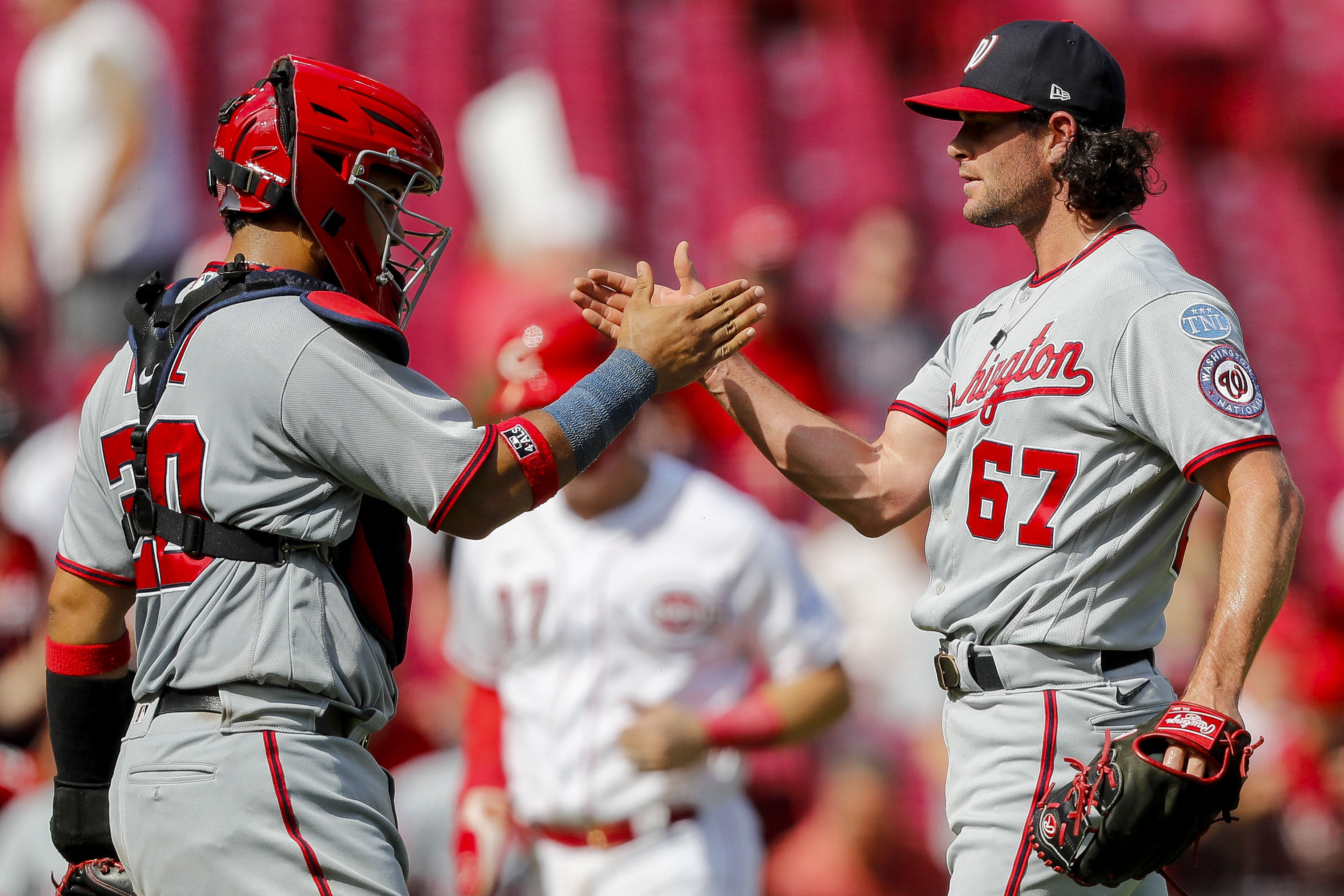 Nationals save face by avoiding a season-opening sweep