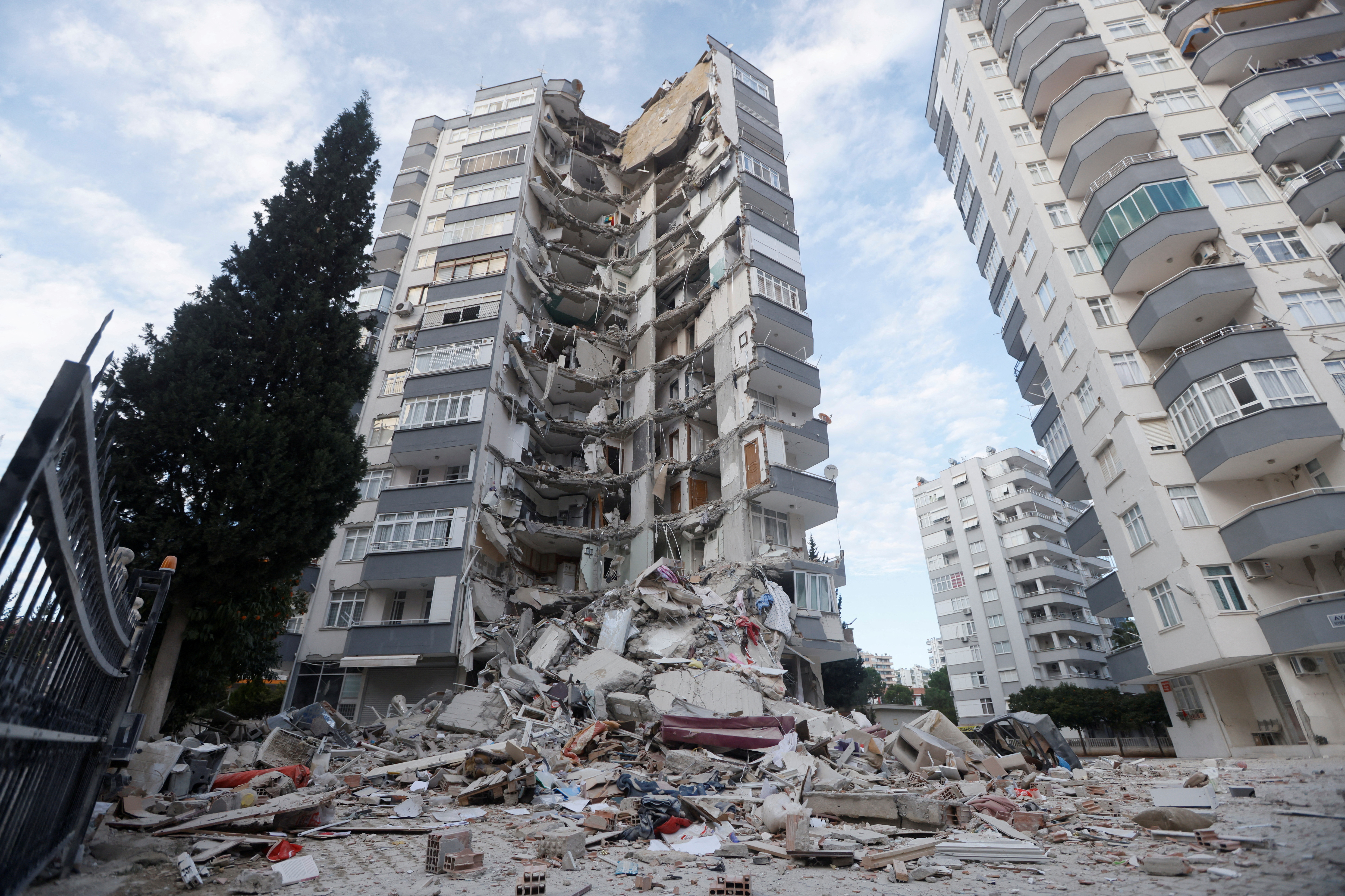 Aftermath of the deadly earthquake in Adana