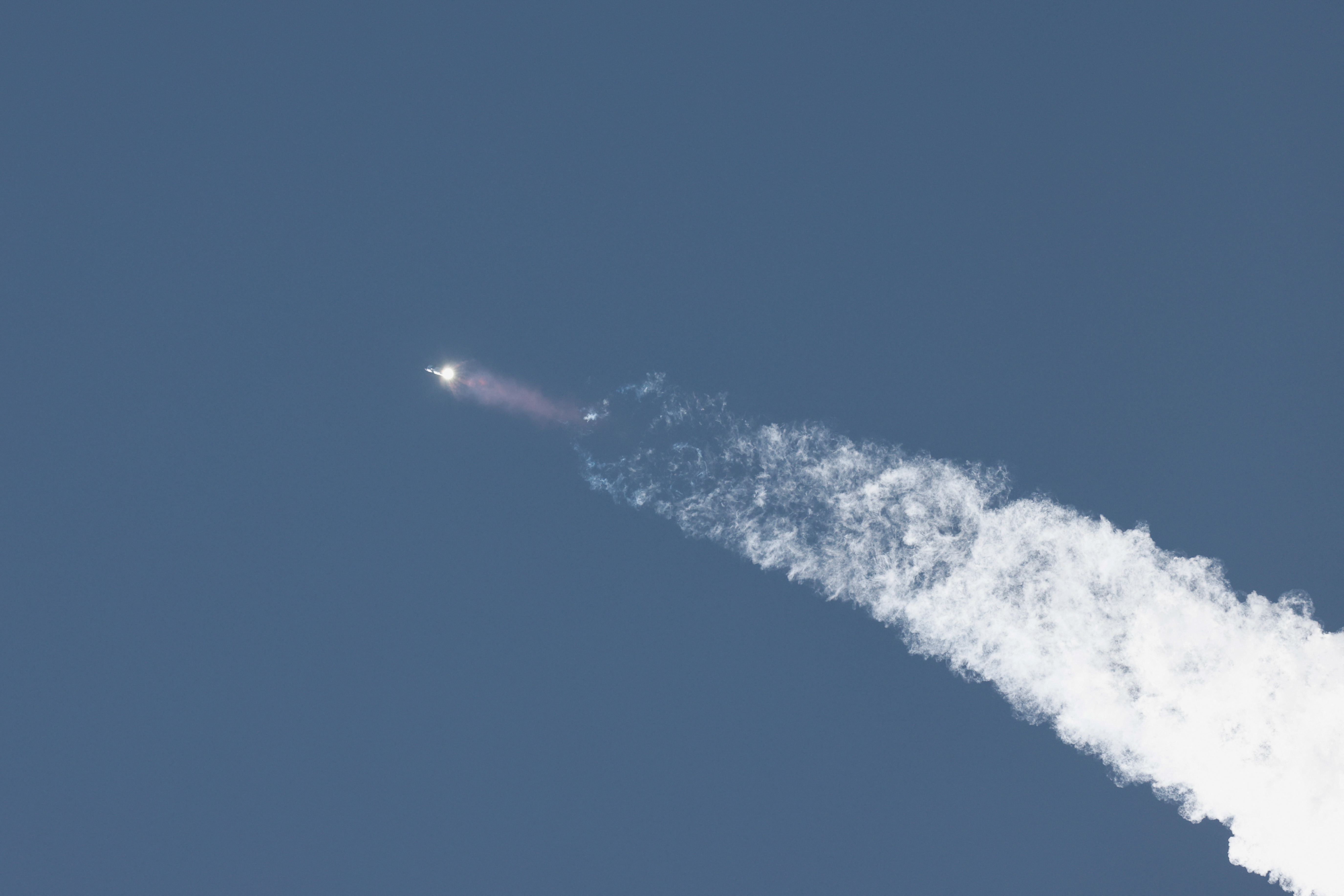 SpaceX succeeds in launching Starship rocket, but loses contact mid-flight  : NPR