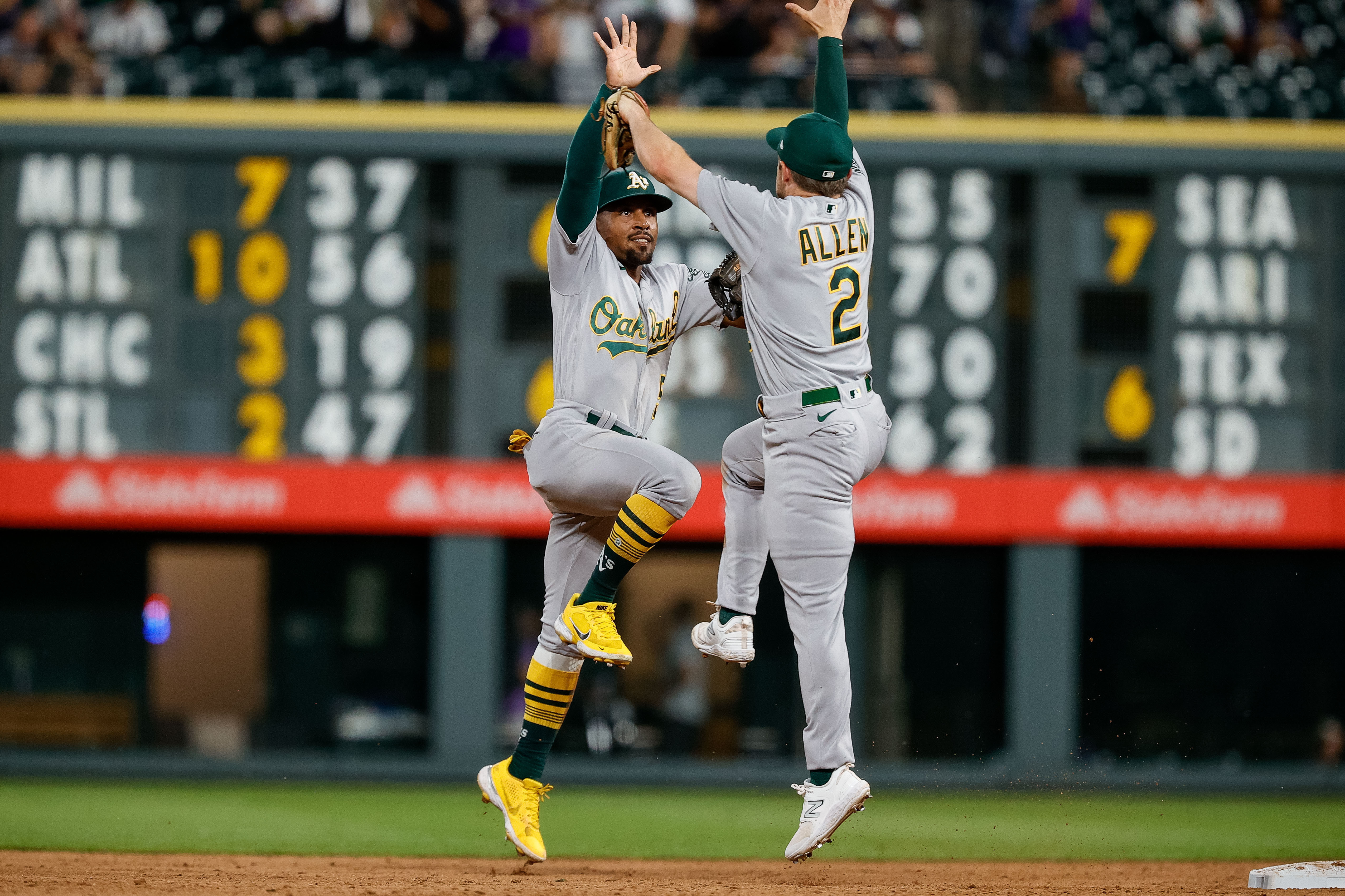 Kyle Freeland strikes out Gelof, 07/28/2023