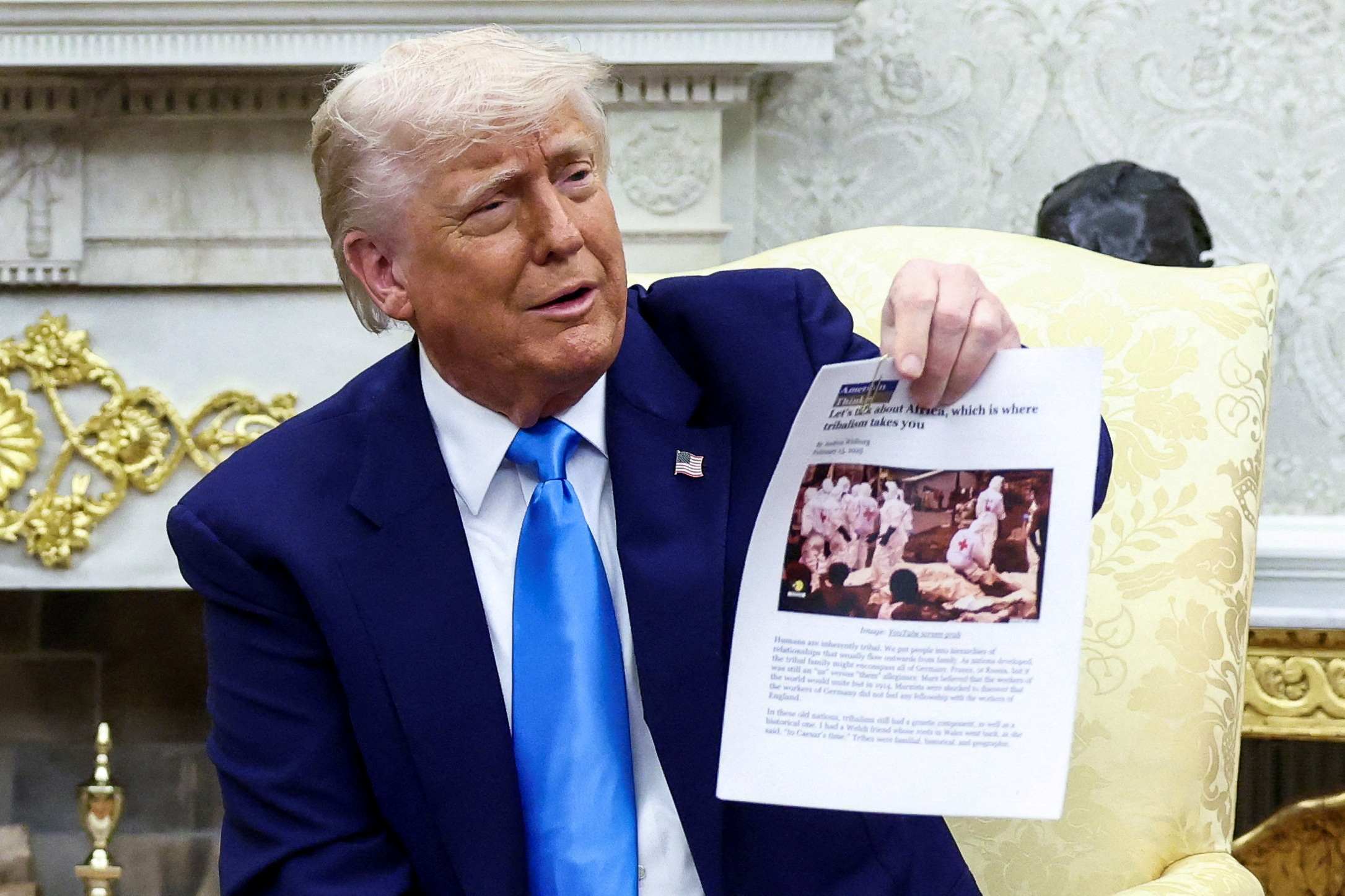 トランプ氏主張の「白人迫害」映像、コンゴで撮影の無関係動画と判明