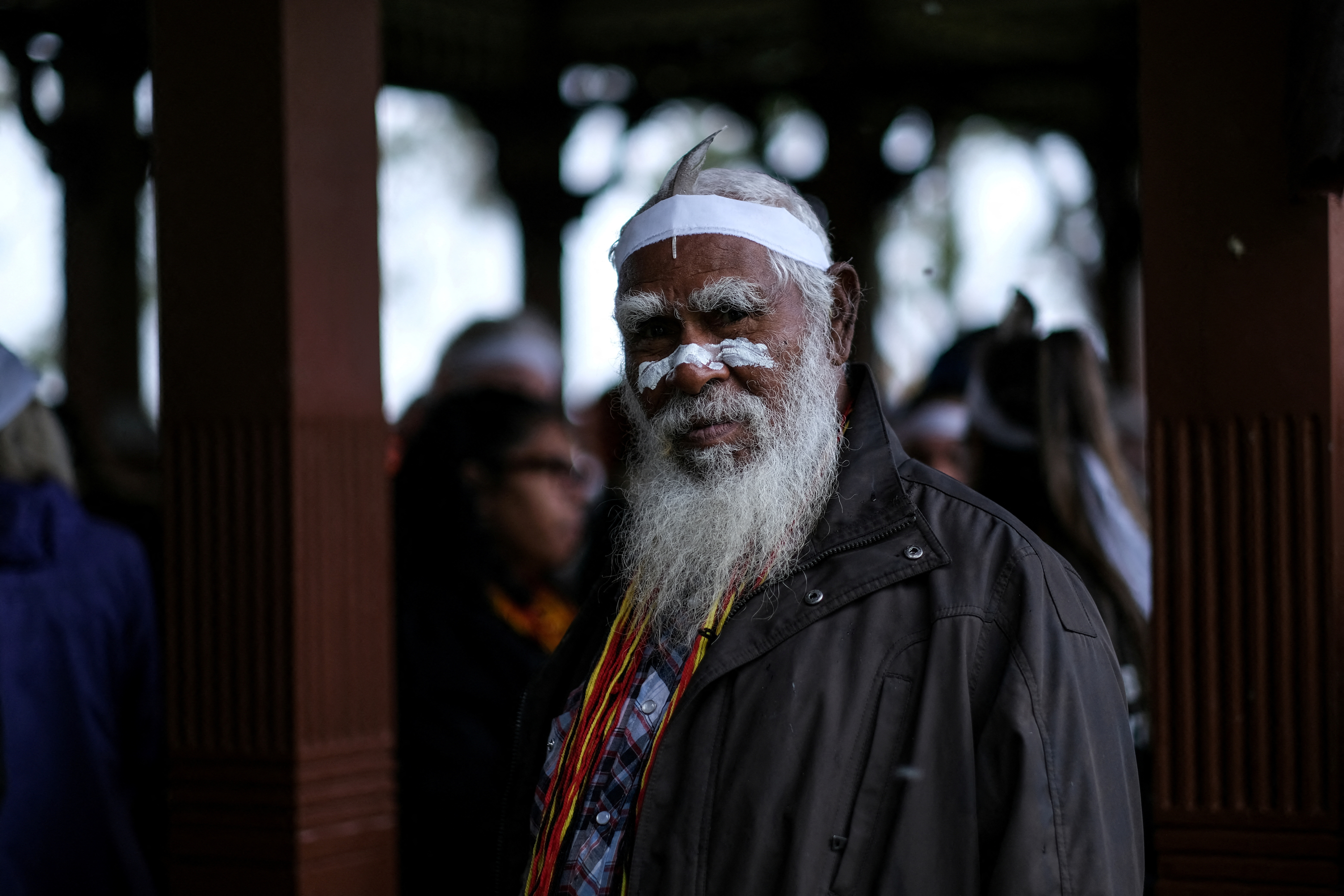 Aboriginal groups march against planned changes in heritage protection laws, in Perth