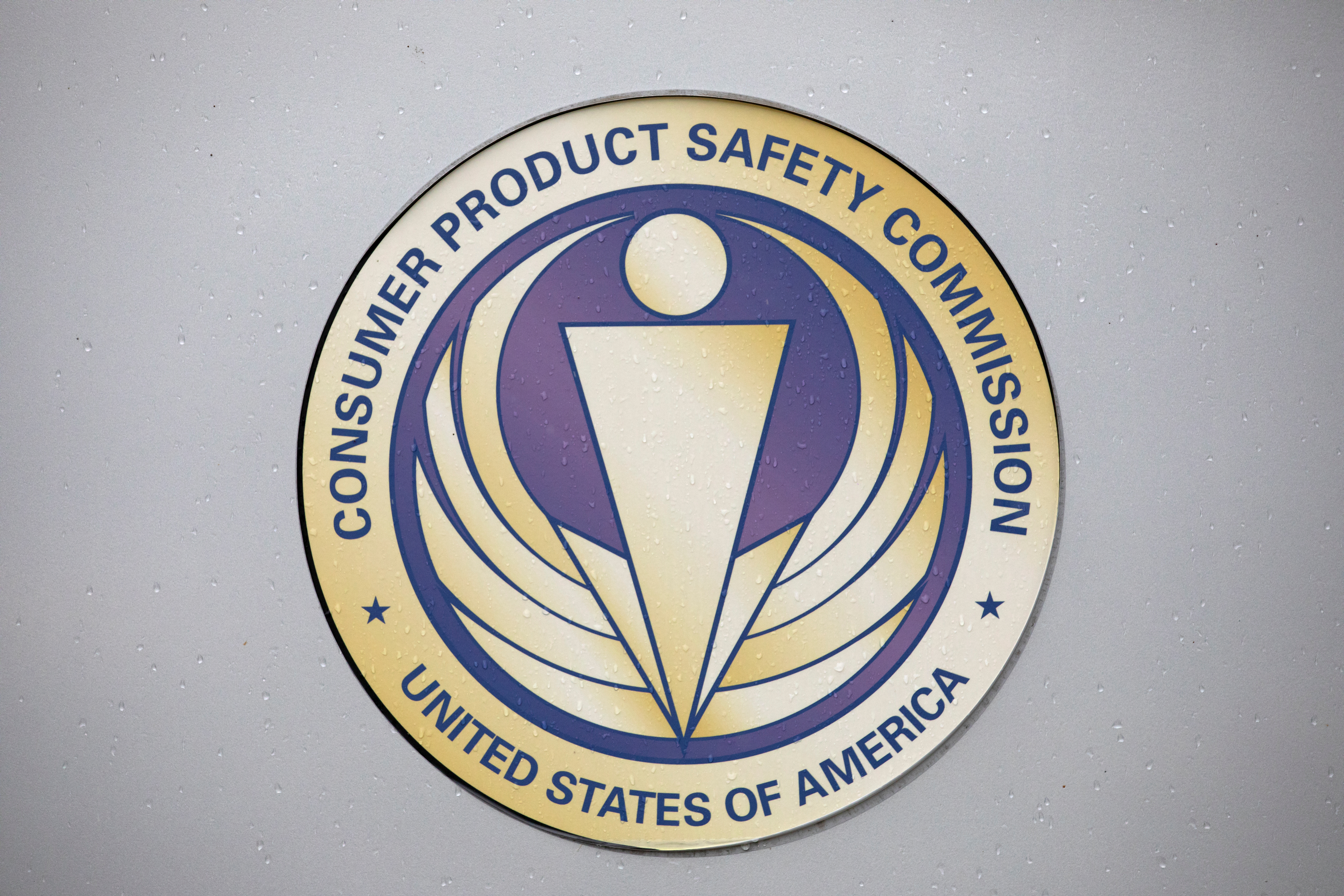 Signage is seen outside of the U.S. Consumer Product Safety Commission in Rockville, Maryland
