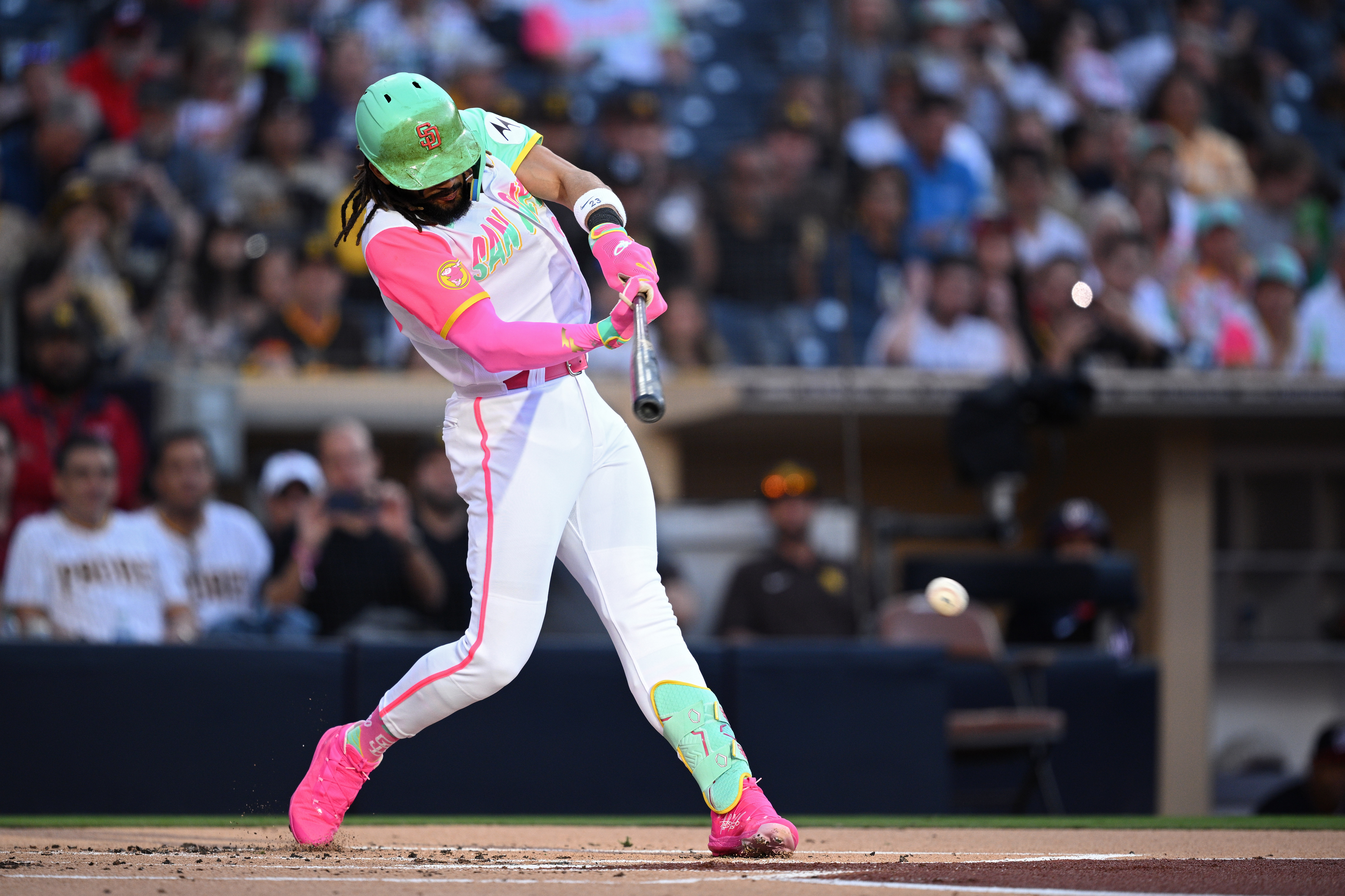 San Diego Padres Game-Used Pink Mother's Day Baseball vs New York