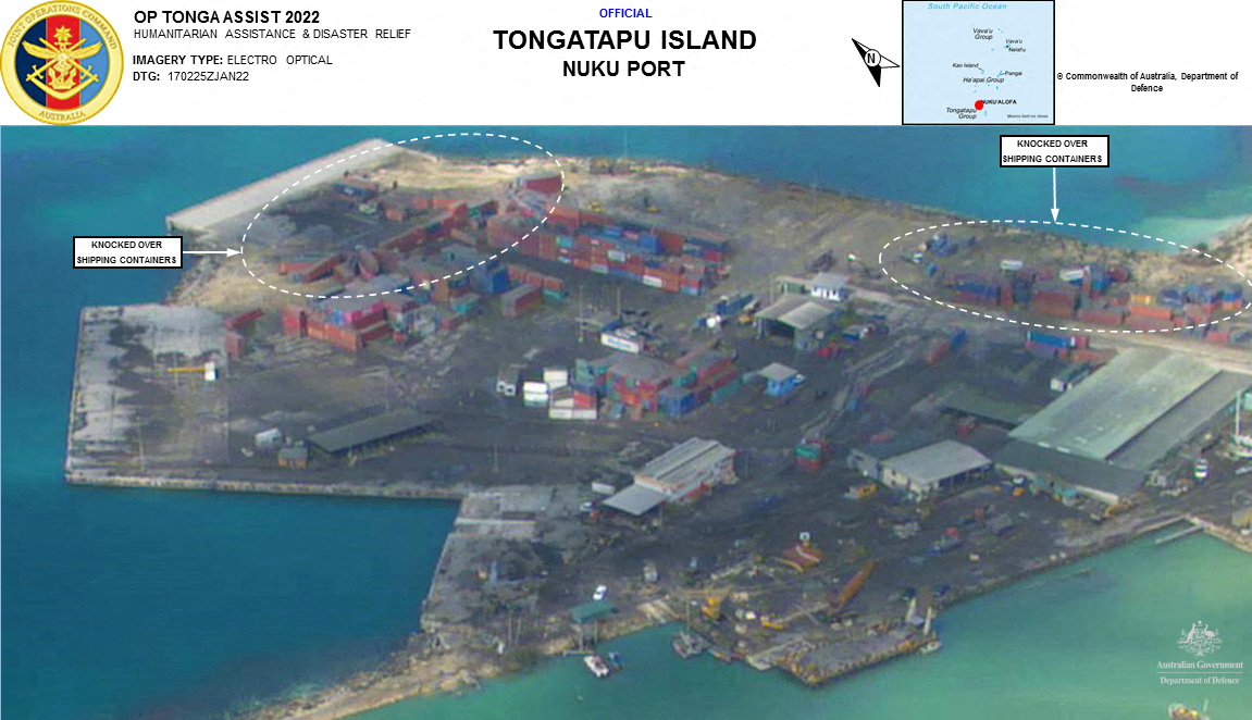 Tsunami hits Tonga islands