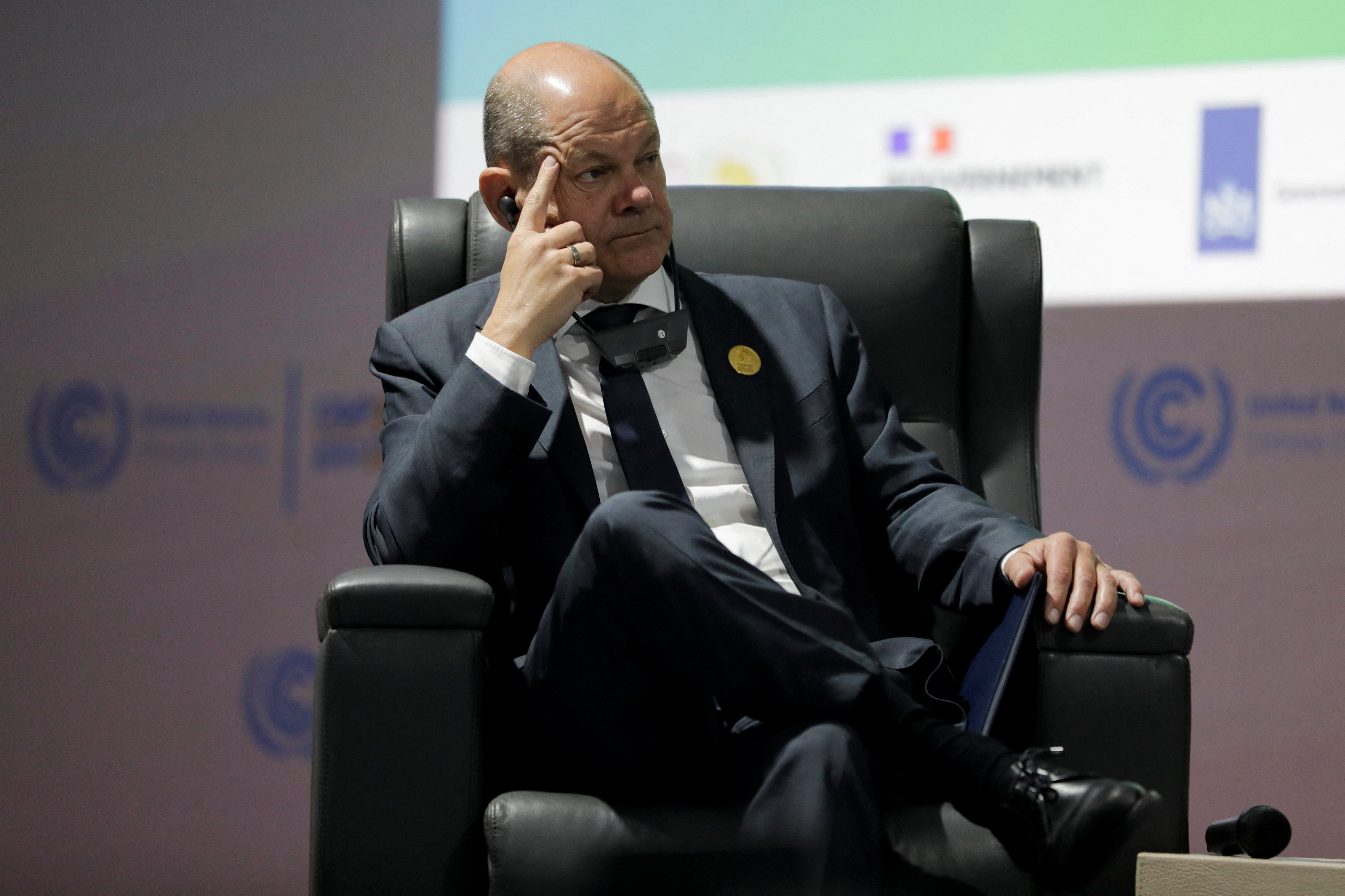 German Chancellor Olaf Scholz attends the COP27 climate summit in Sharm el-Sheikh
