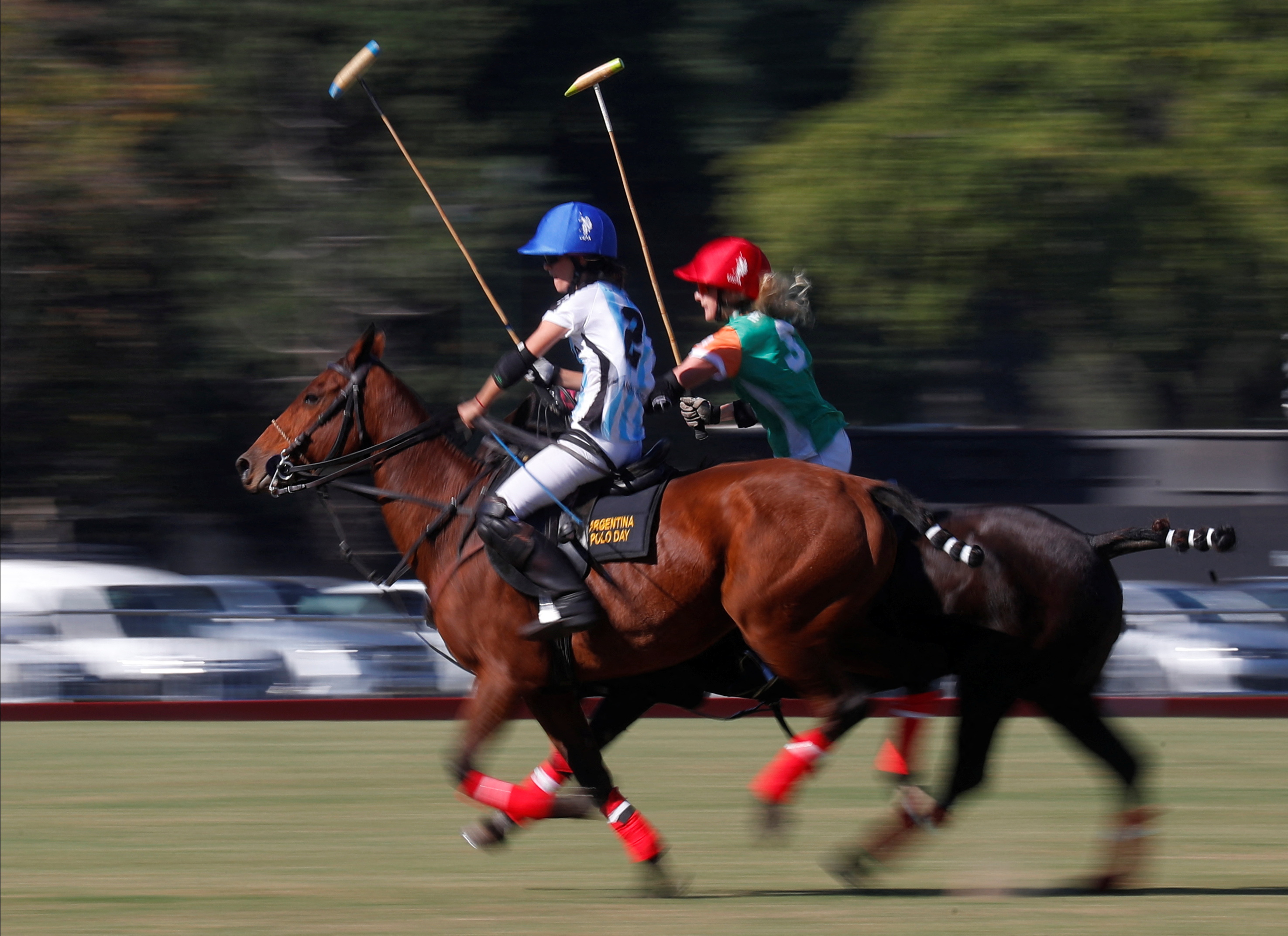 In Argentina the mecca of polo women swing mallets in first